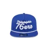 Philadelphia 76ers Team Text Golfer Hat sold by New Era