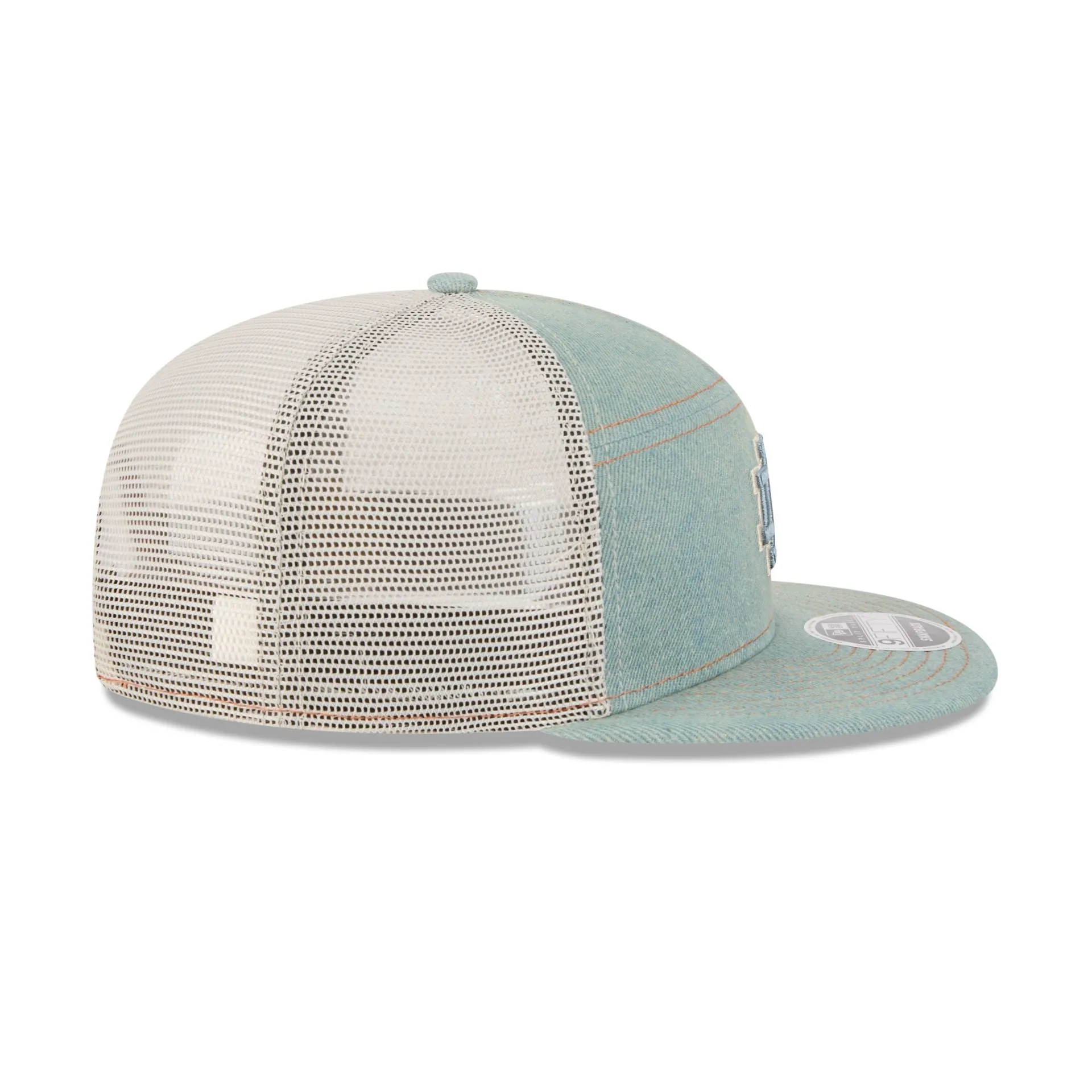 Notre Dame Fighting Irish Denim Split Panel 9FIFTY Trucker Hat sold by New Era product image thumbnail 5