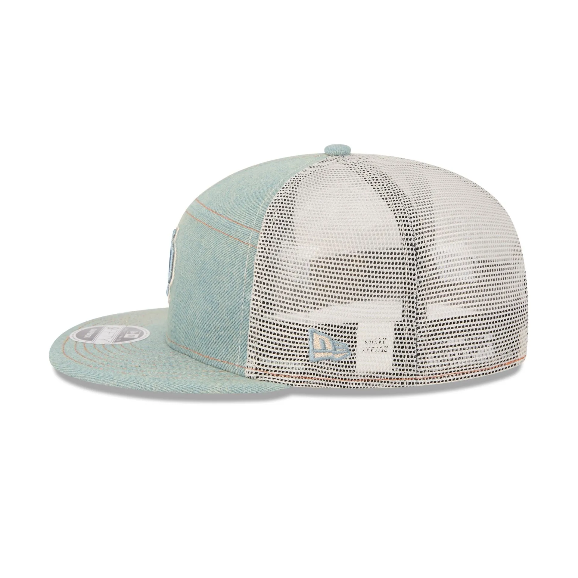 Notre Dame Fighting Irish Denim Split Panel 9FIFTY Trucker Hat sold by New Era product image thumbnail 4