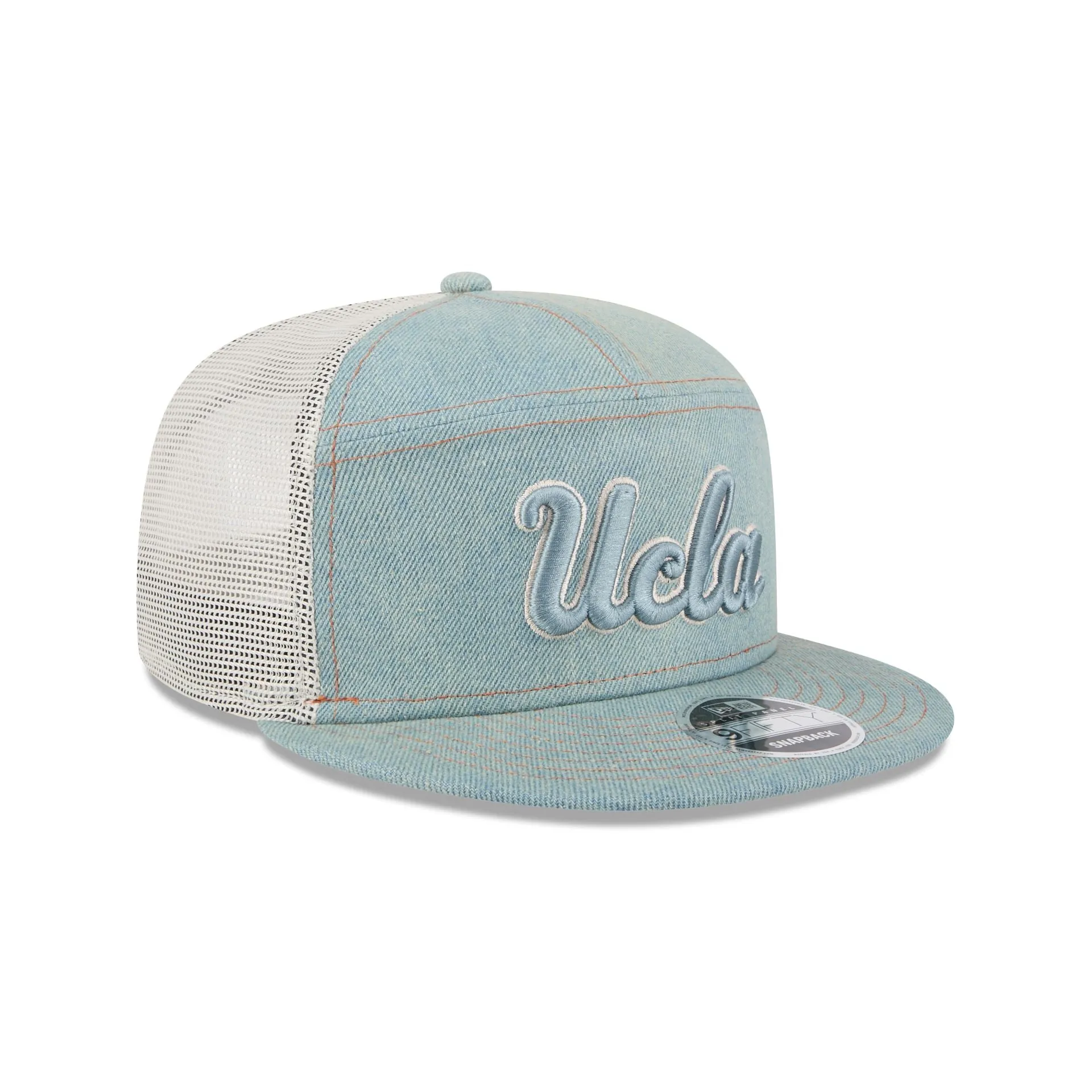 UCLA Bruins Denim Split Panel 9FIFTY Trucker Hat sold by New Era product image thumbnail 3