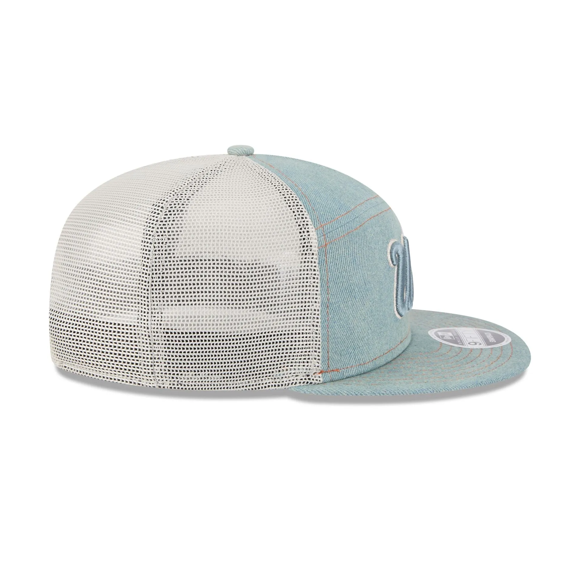 UCLA Bruins Denim Split Panel 9FIFTY Trucker Hat sold by New Era product image thumbnail 5