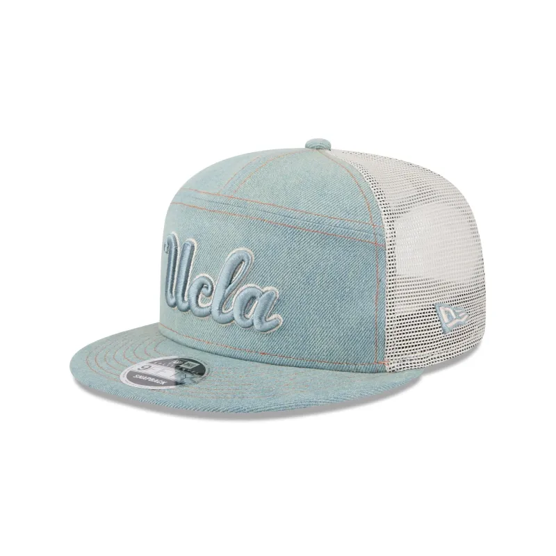 UCLA Bruins Denim Split Panel 9FIFTY Trucker Hat sold by New Era