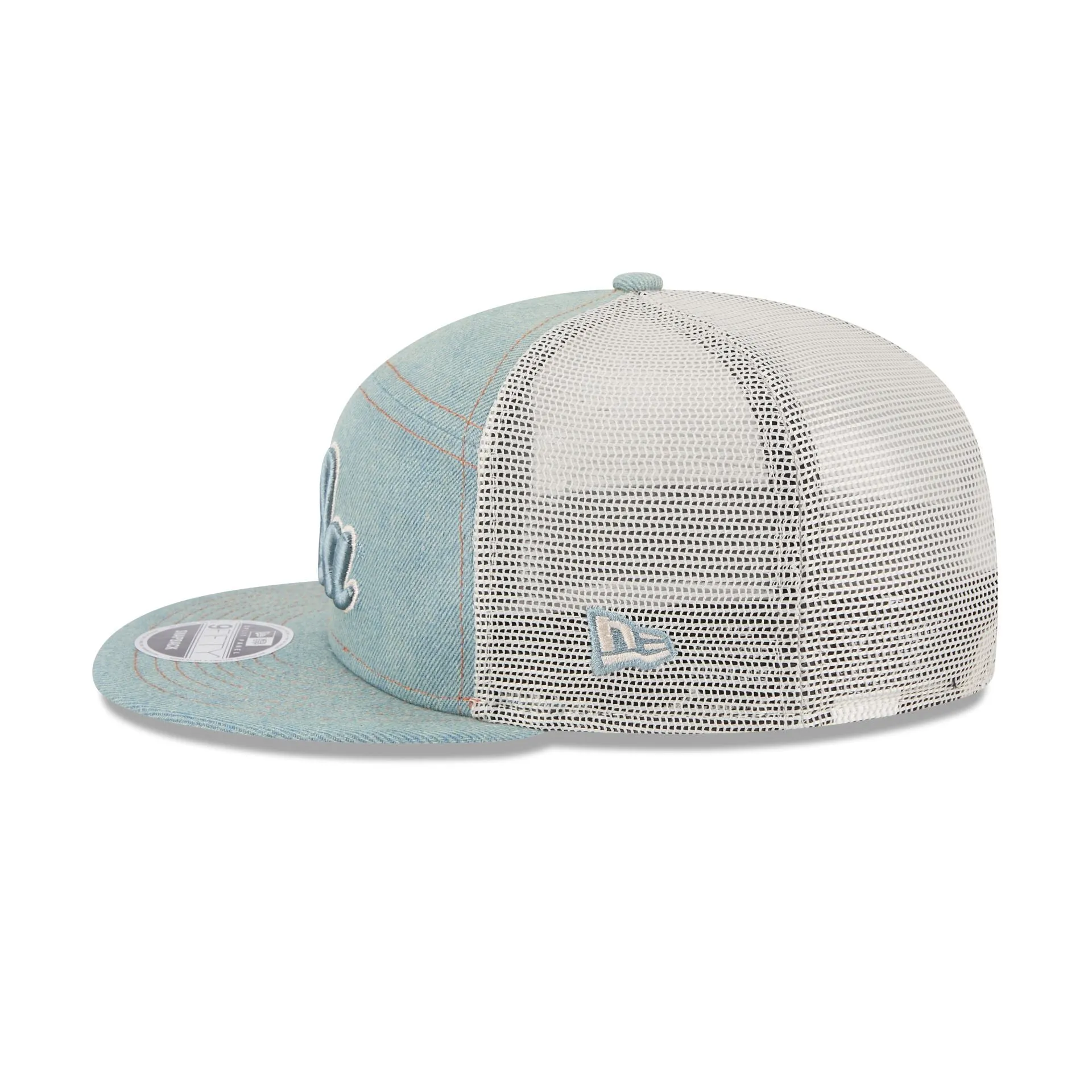 UCLA Bruins Denim Split Panel 9FIFTY Trucker Hat sold by New Era product image thumbnail 4