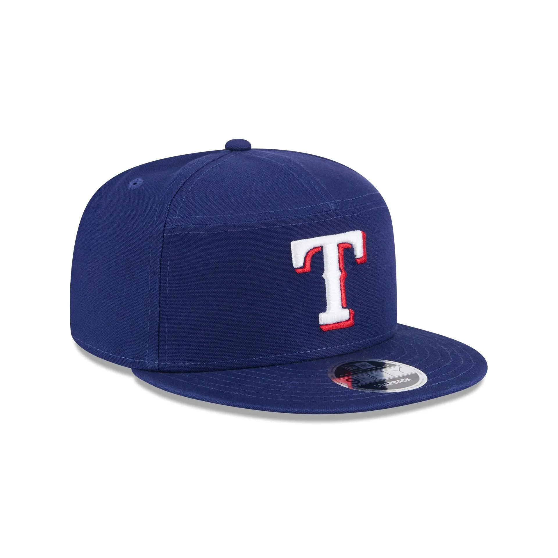 Texas Rangers Cotton Canvas Split Panel 9FIFTY Trucker Hat sold by New Era product image thumbnail 3