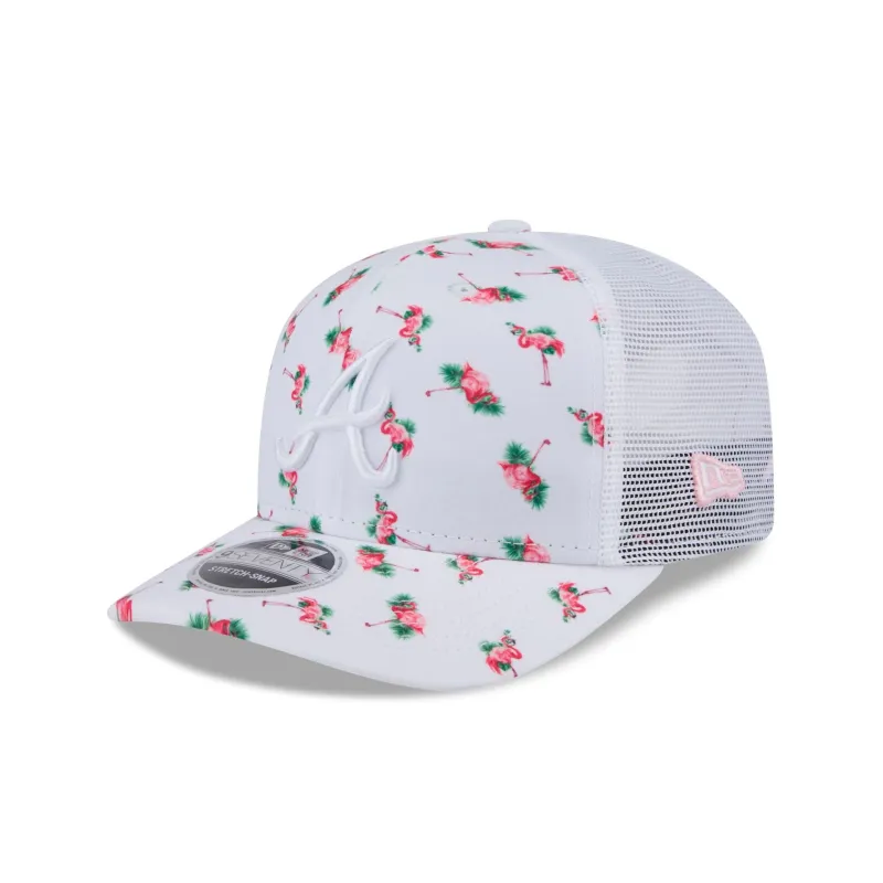 Atlanta Braves Pattern 9SEVENTY Trucker Hat sold by New Era