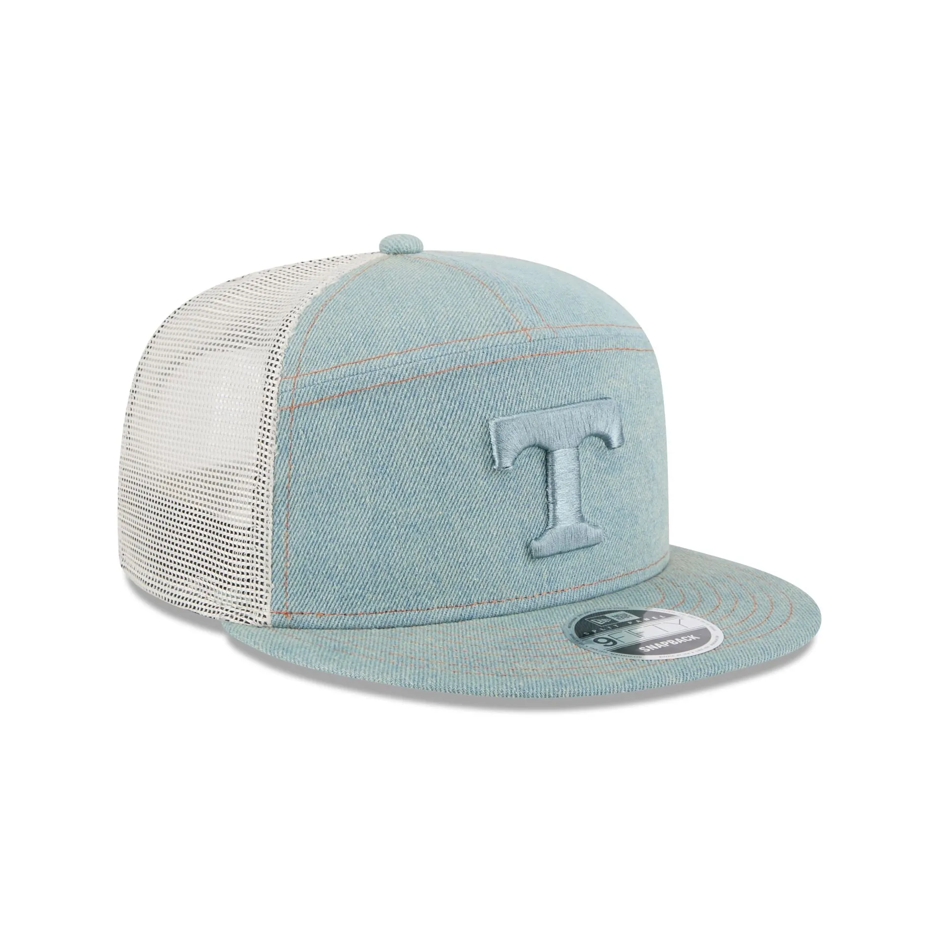 Tennessee Volunteers Denim Split Panel 9FIFTY Trucker Hat sold by New Era product image thumbnail 3