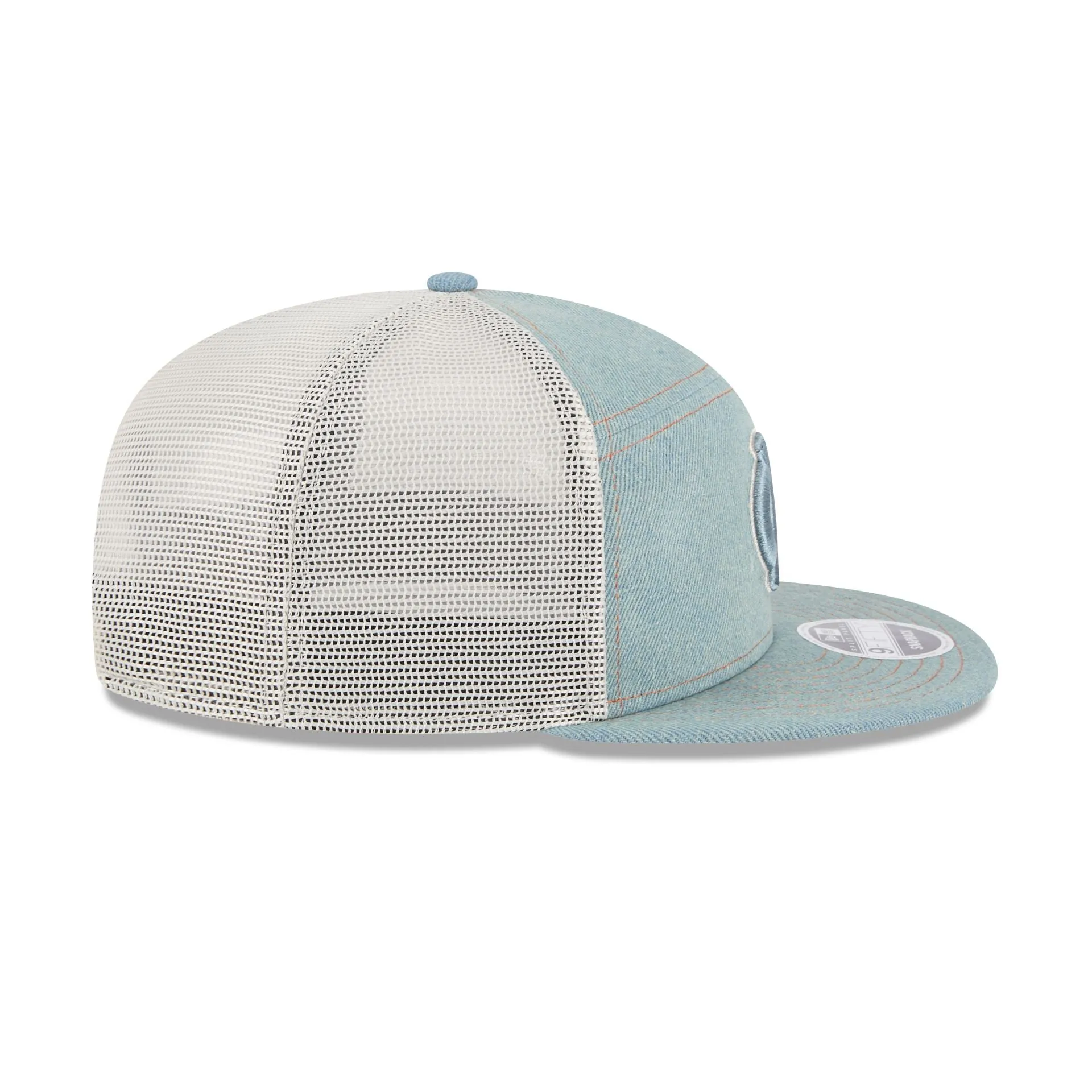 North Carolina Tar Heels Denim Split Panel 9FIFTY Trucker Hat sold by New Era product image thumbnail 5