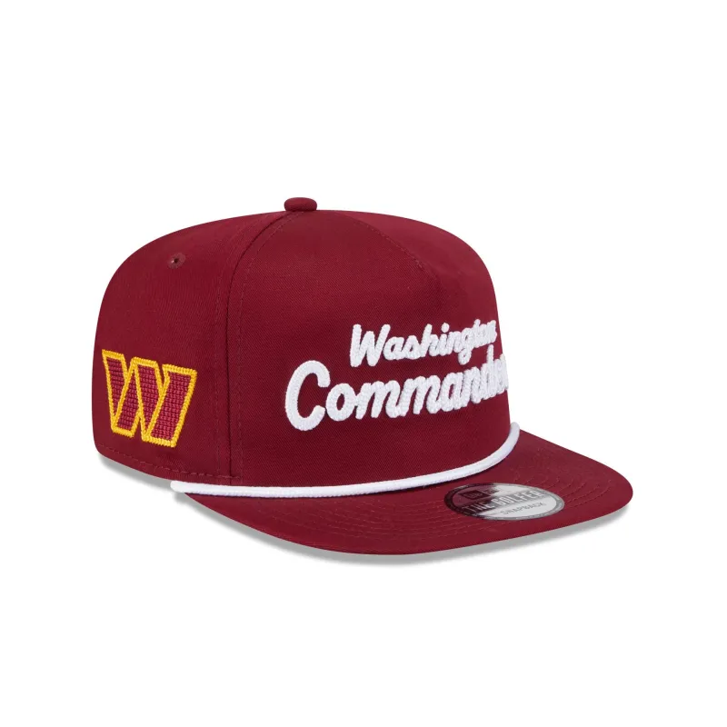 Washington Commanders Team Text Golfer Hat sold by New Era