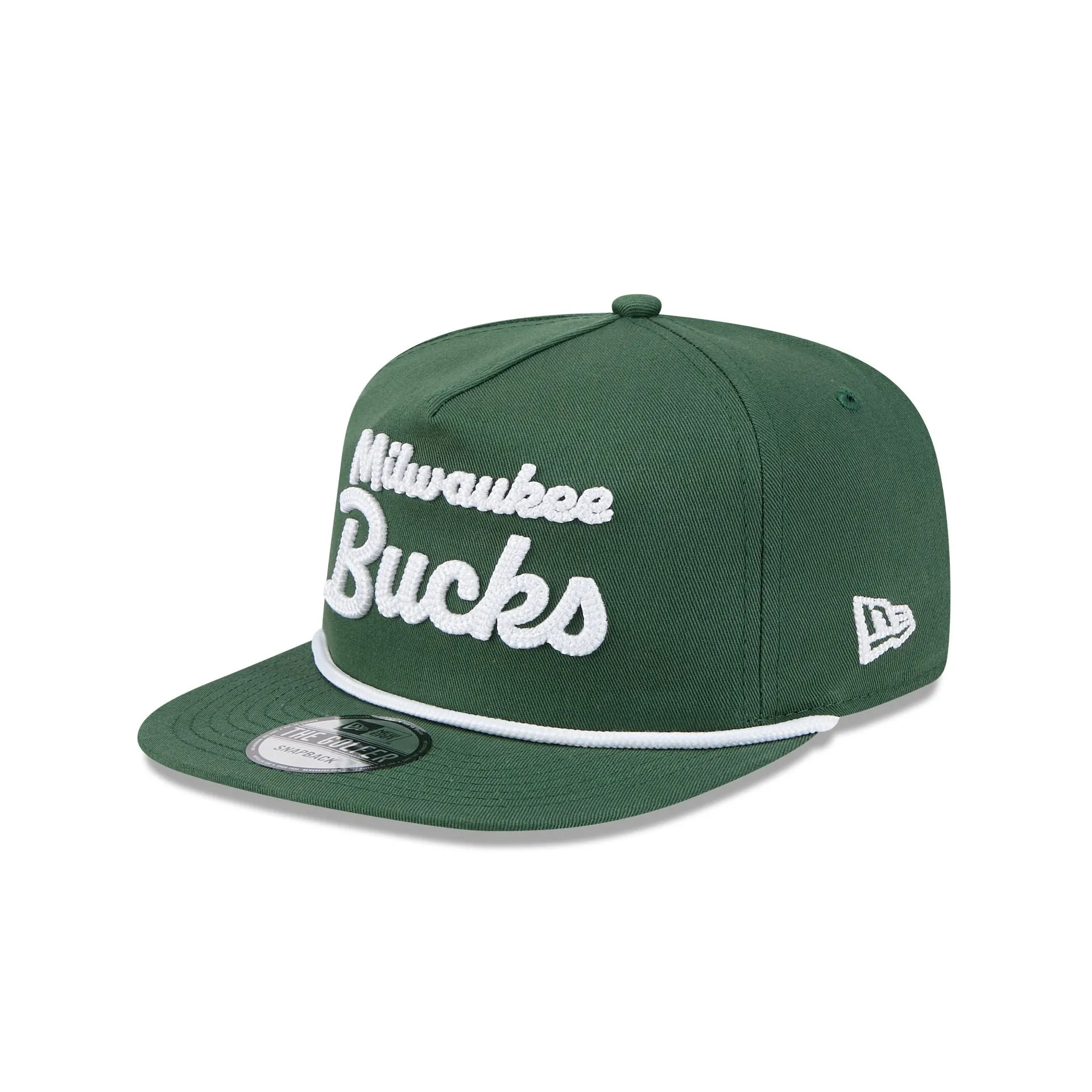 Milwaukee Bucks Team Text Golfer Hat sold by New Era product image thumbnail 3