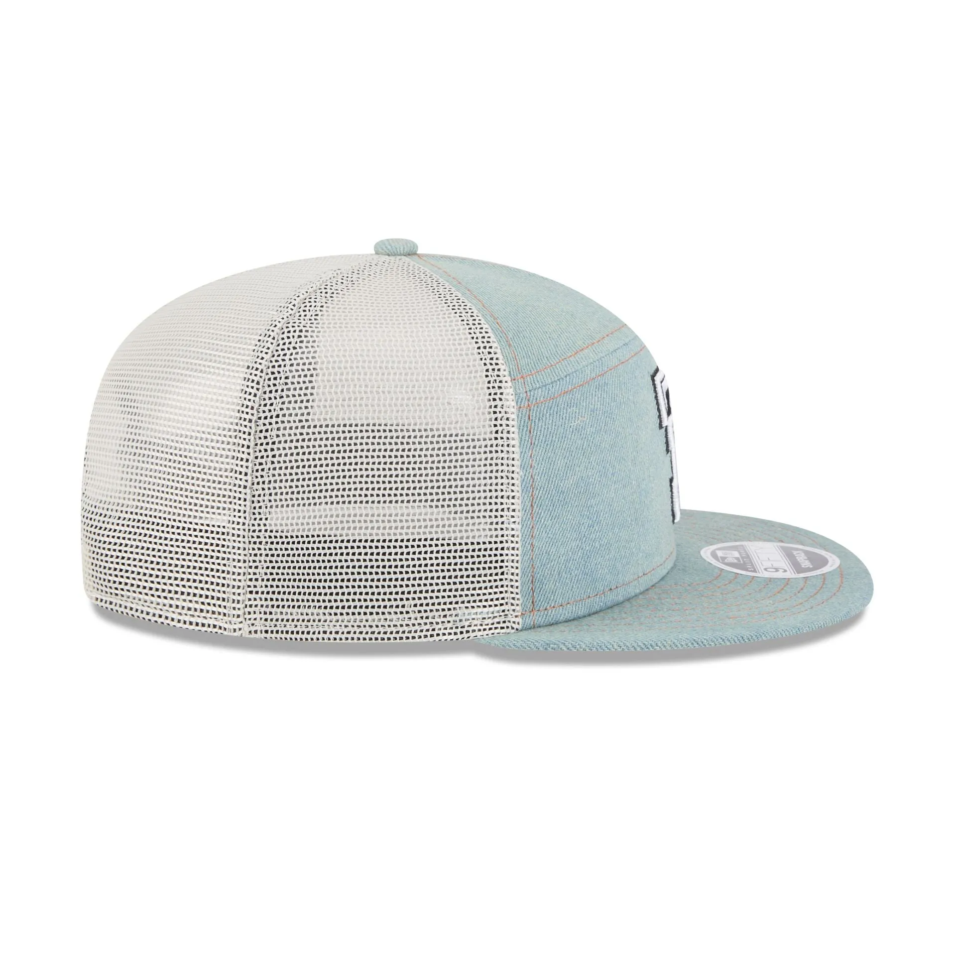 Texas Tech Red Raiders Denim Split Panel 9FIFTY Trucker Hat sold by New Era product image thumbnail 5