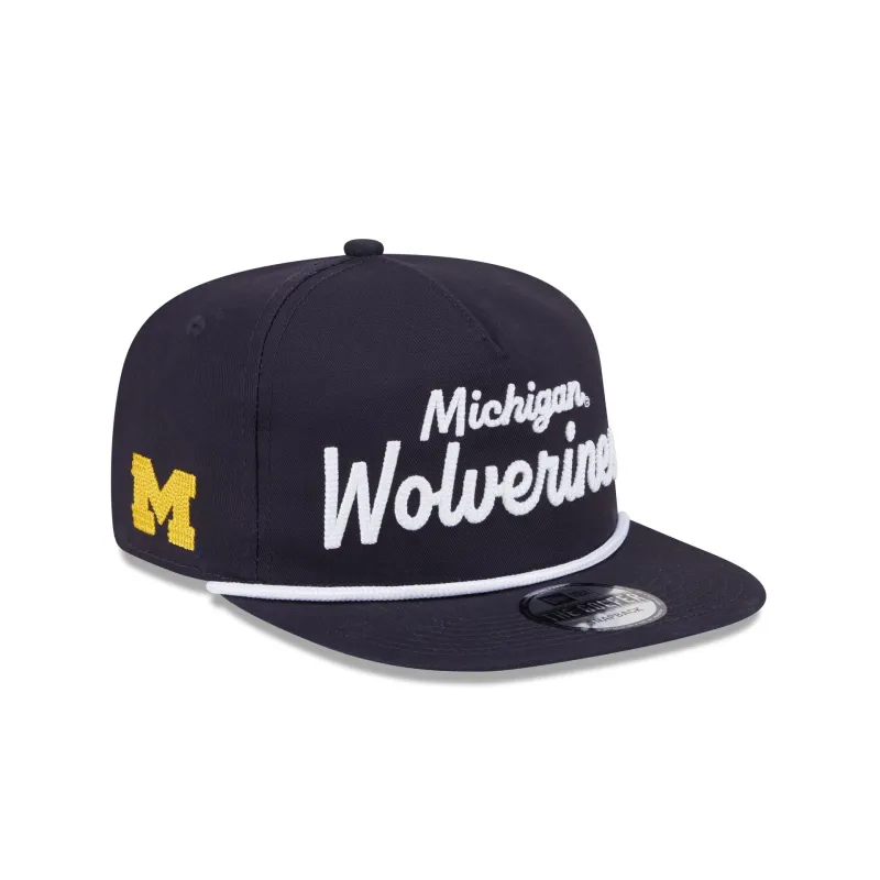 Michigan Wolverines Team Text Golfer Hat sold by New Era