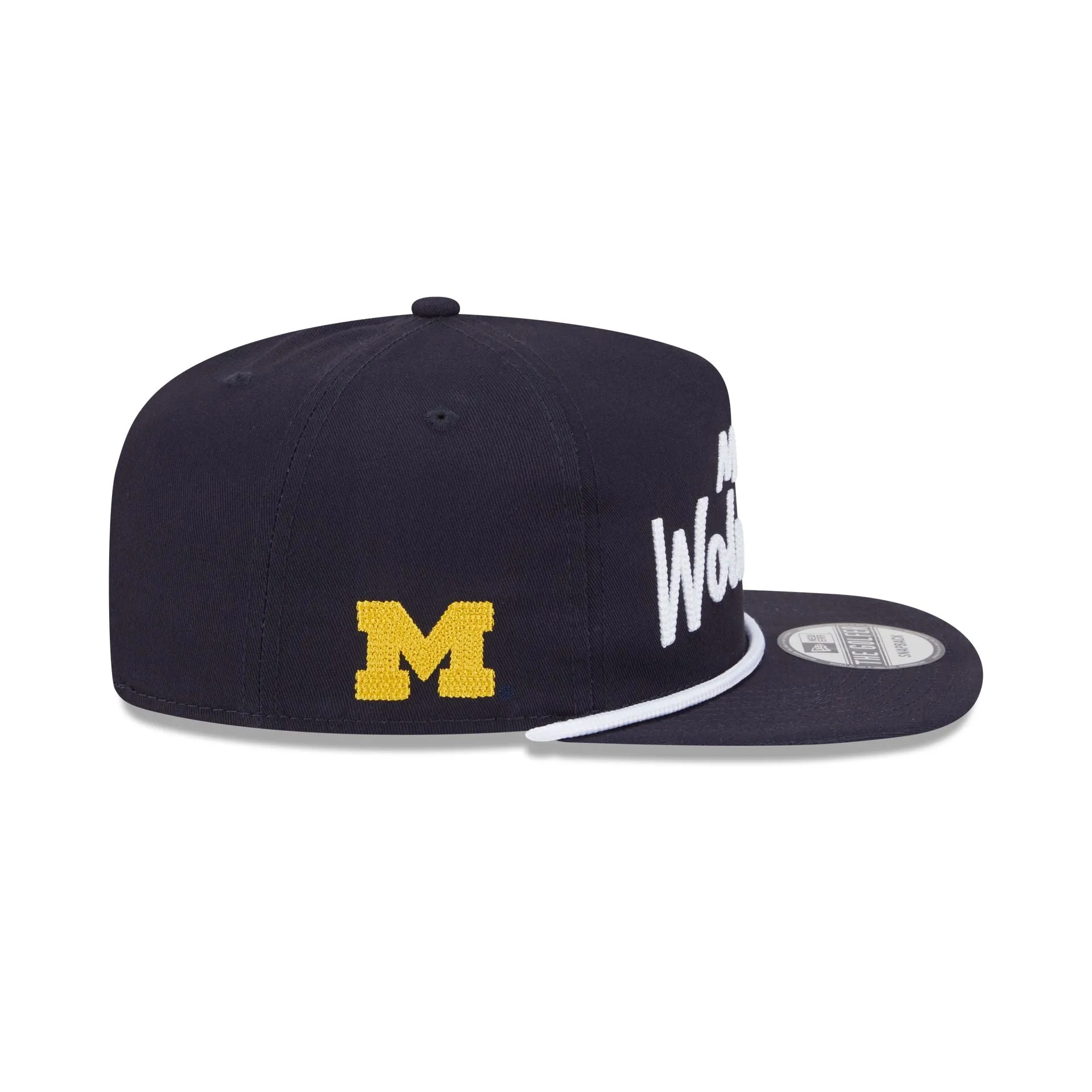 Michigan Wolverines Team Text Golfer Hat sold by New Era product image thumbnail 4