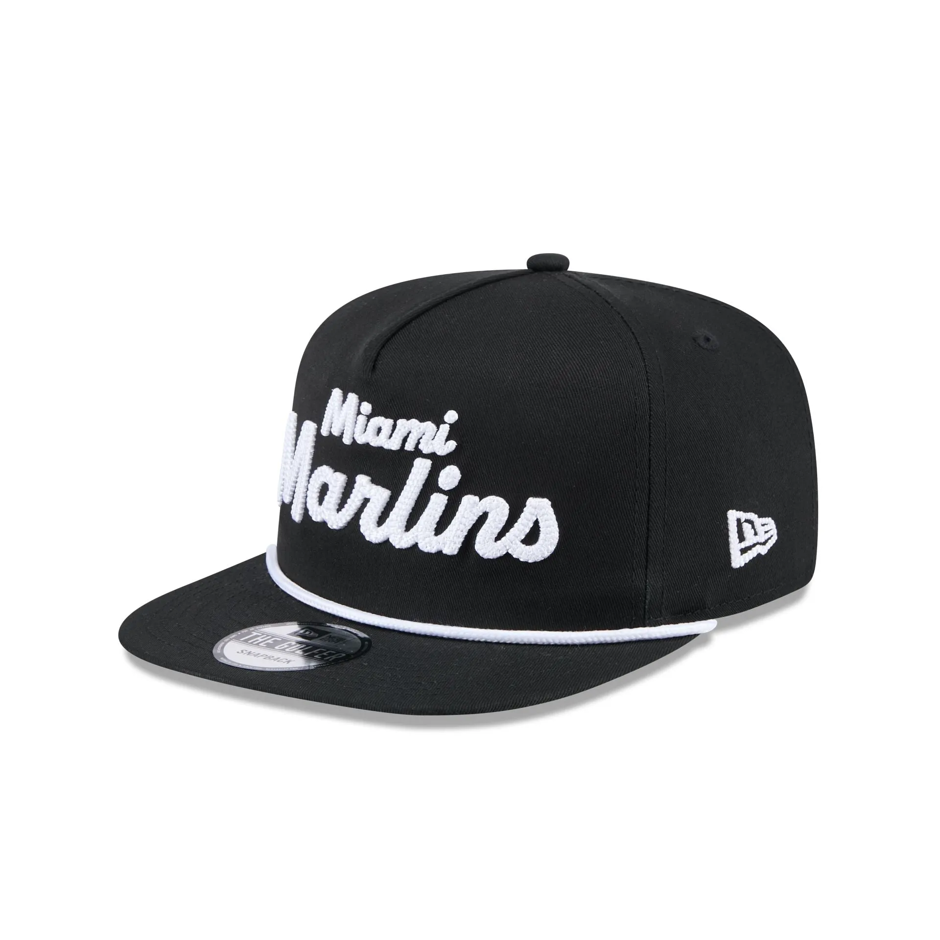 Miami Marlins Team Text Golfer Hat sold by New Era product image thumbnail 3