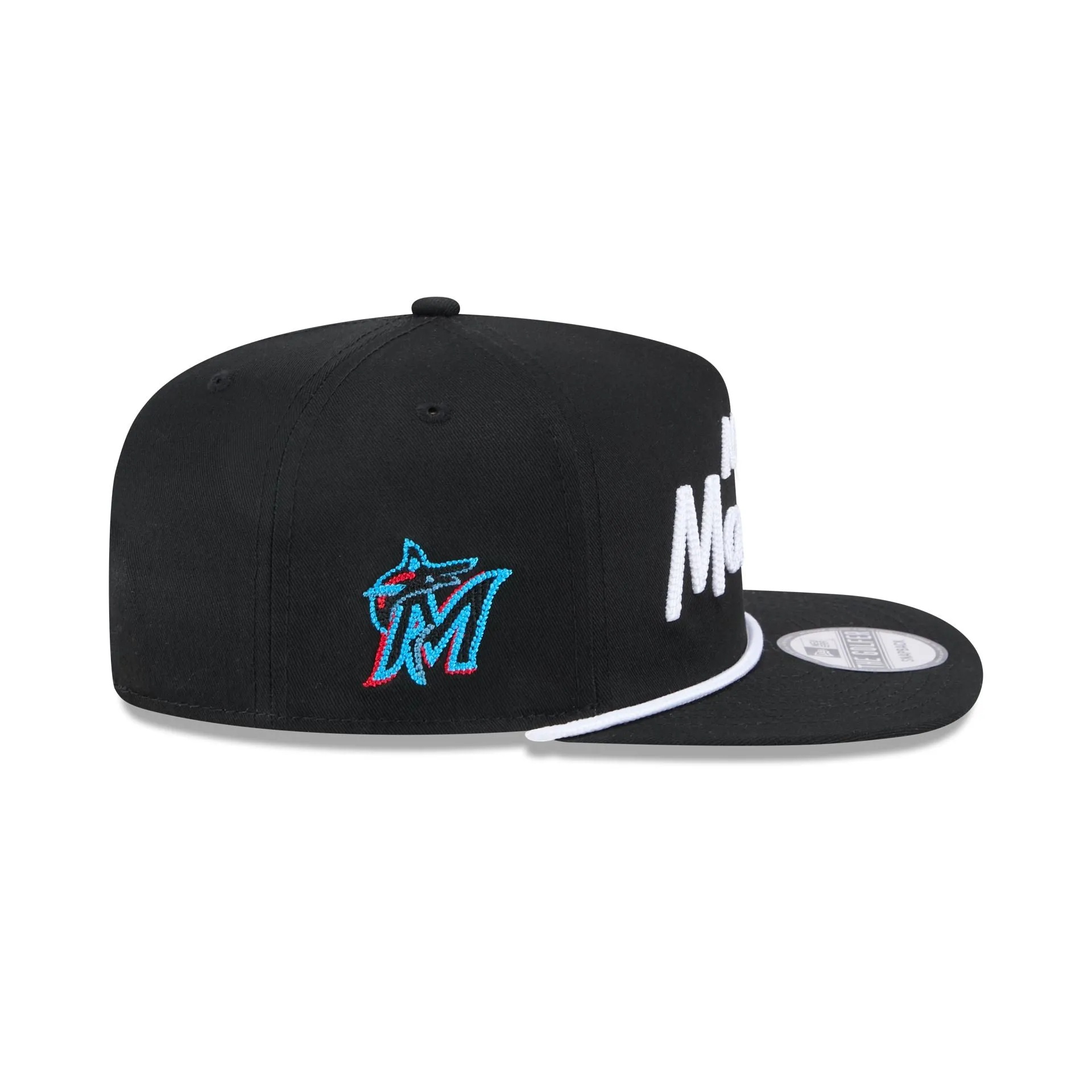 Miami Marlins Team Text Golfer Hat sold by New Era product image thumbnail 4