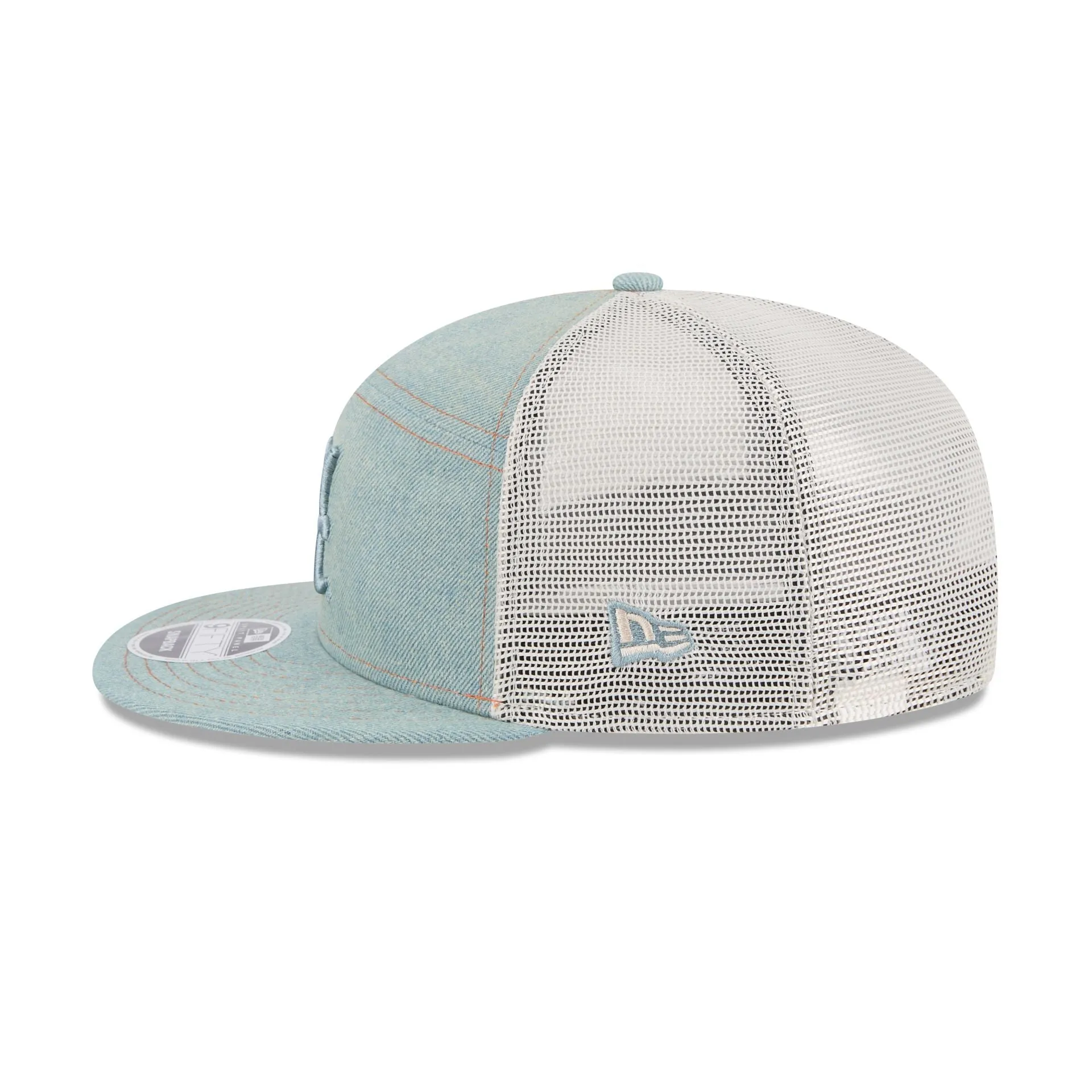 Alabama Crimson Tide Denim Split Panel 9FIFTY Trucker Hat sold by New Era product image thumbnail 4