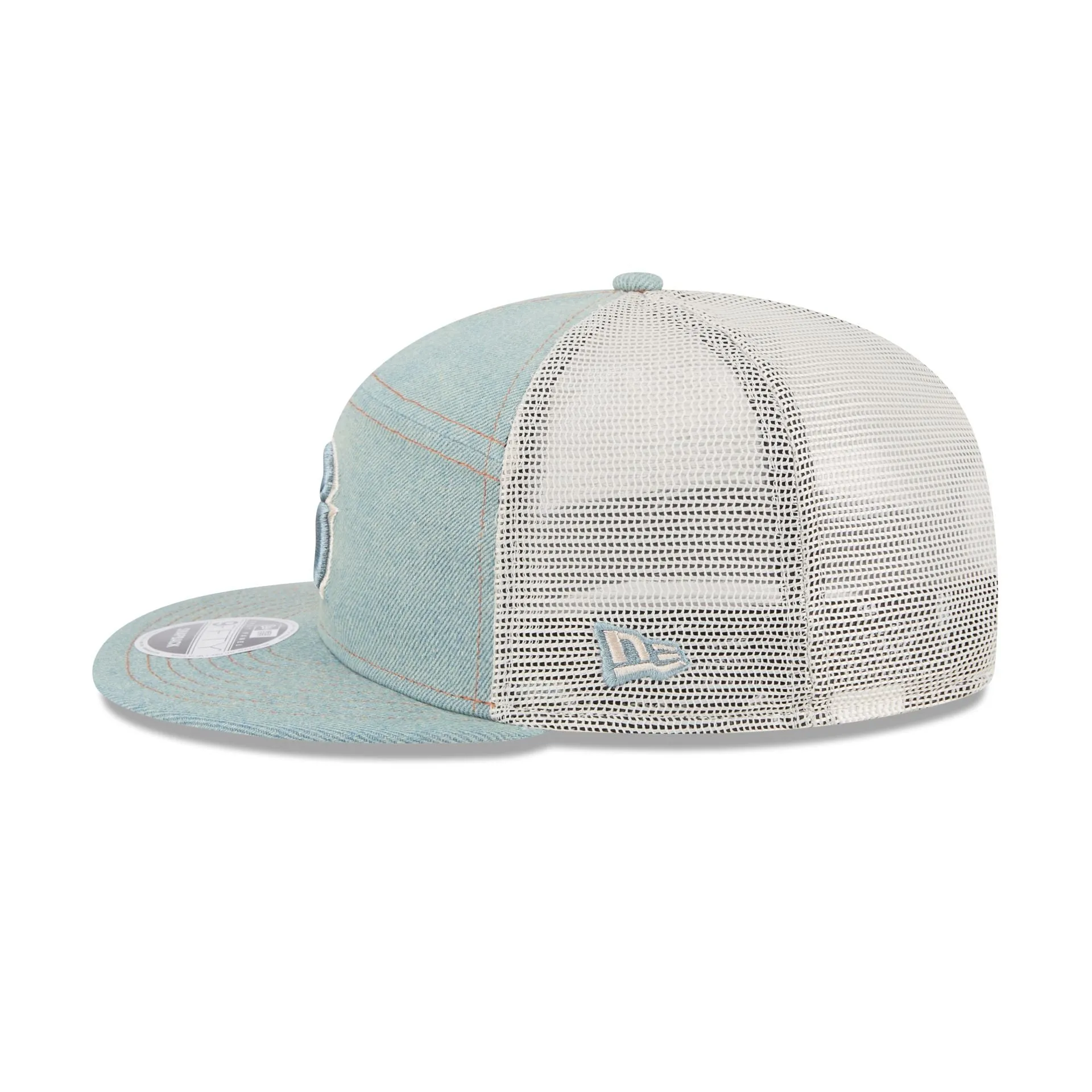 Georgetown Hoyas Denim Split Panel 9FIFTY Trucker Hat sold by New Era product image thumbnail 4