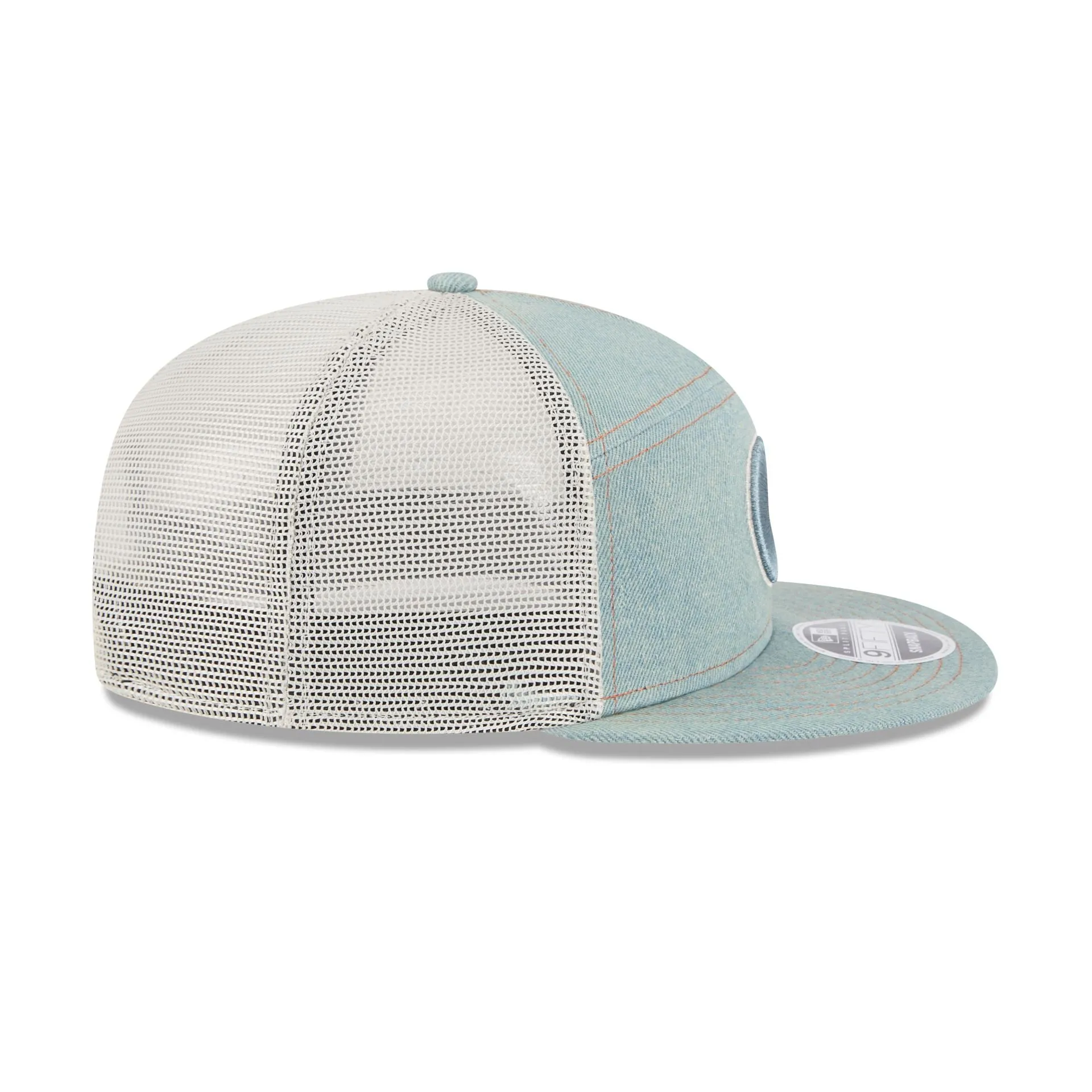 Georgetown Hoyas Denim Split Panel 9FIFTY Trucker Hat sold by New Era product image thumbnail 5
