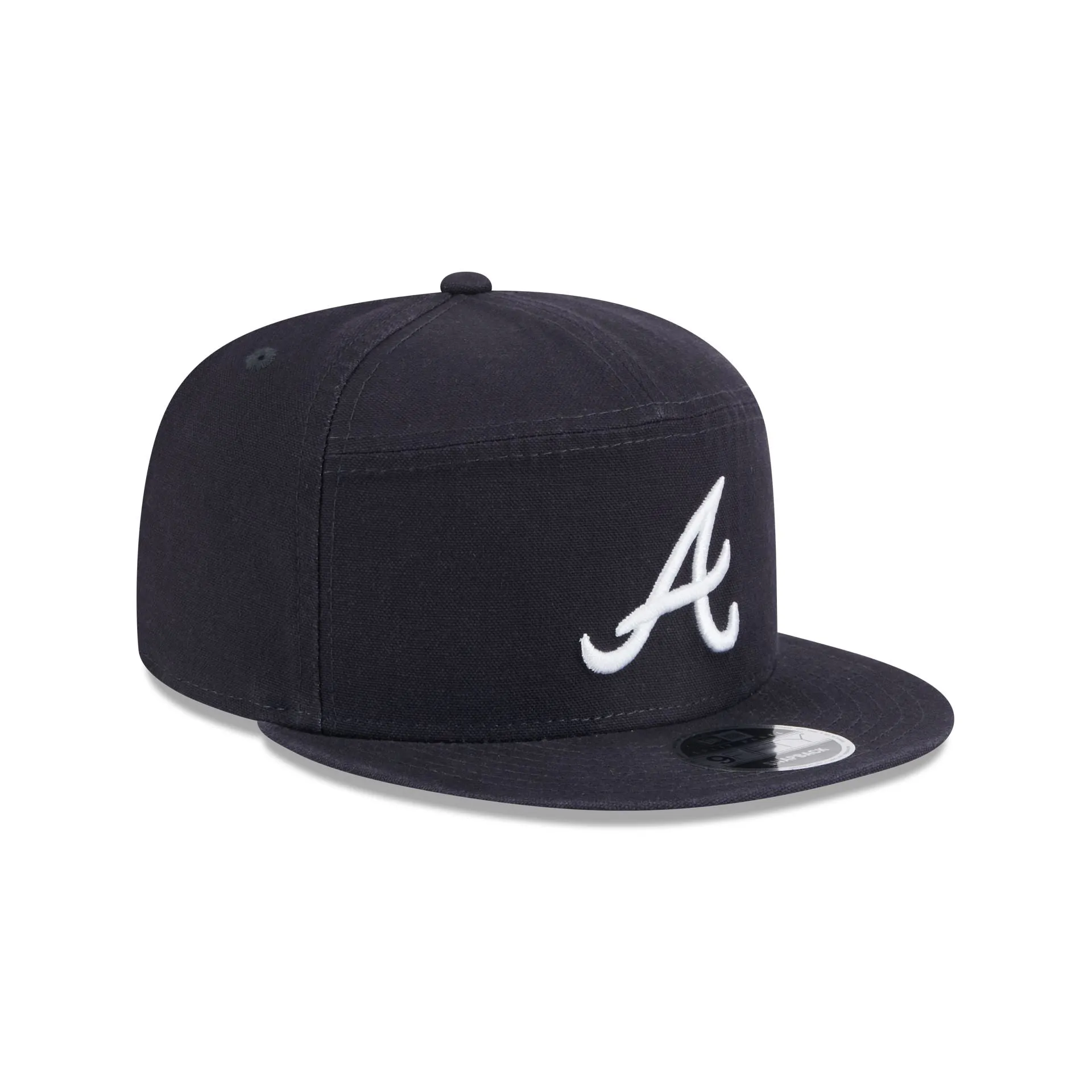 Atlanta Braves Cotton Canvas Split Panel 9FIFTY Trucker Hat sold by New Era product image thumbnail 3