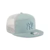 New York Yankees Denim Split Panel 9FIFTY Trucker Hat sold by New Era