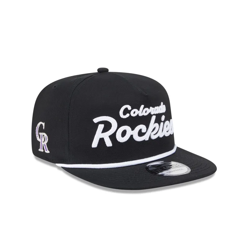 Colorado Rockies Team Text Golfer Hat sold by New Era