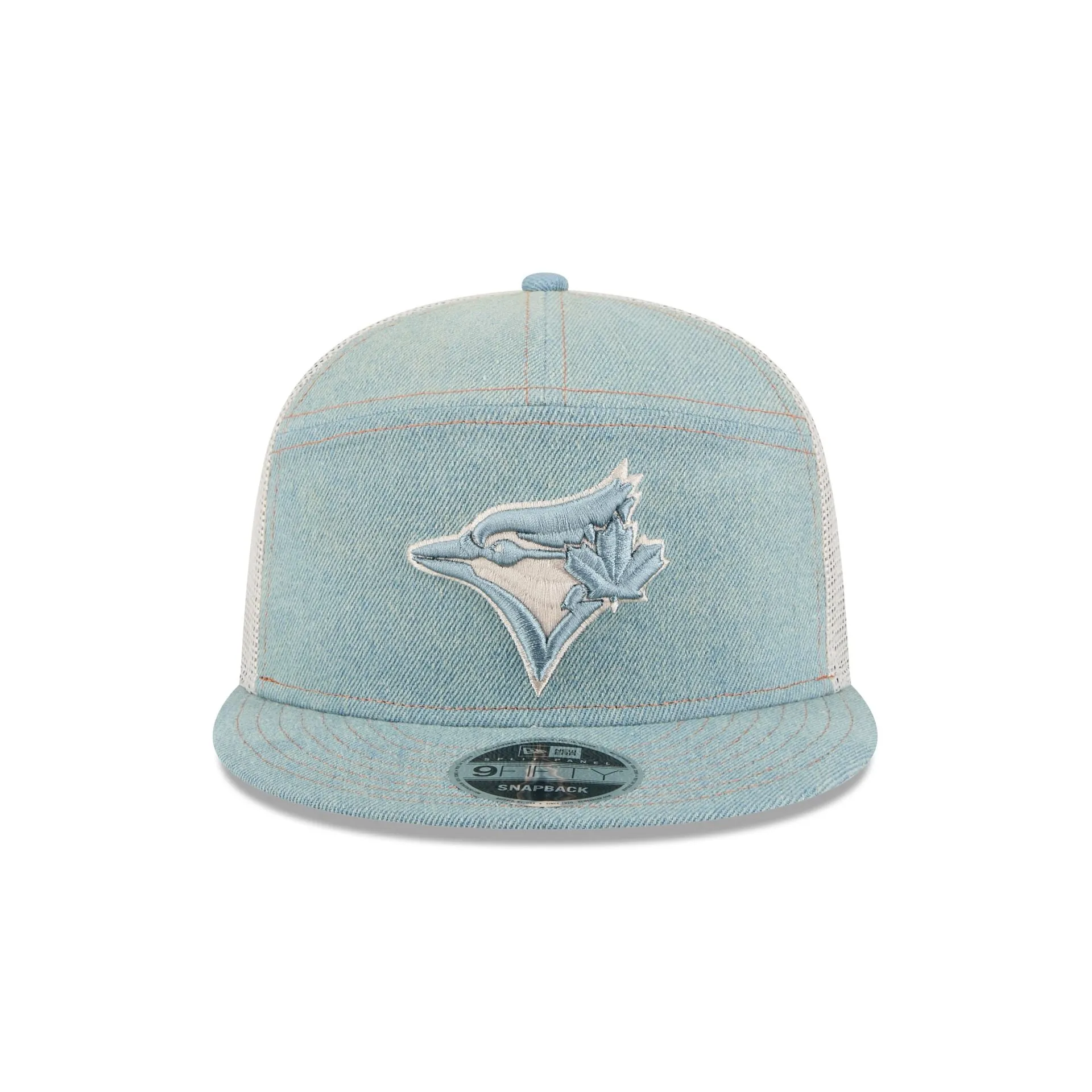 Toronto Blue Jays Denim Split Panel 9FIFTY Trucker Hat sold by New Era product image thumbnail 2