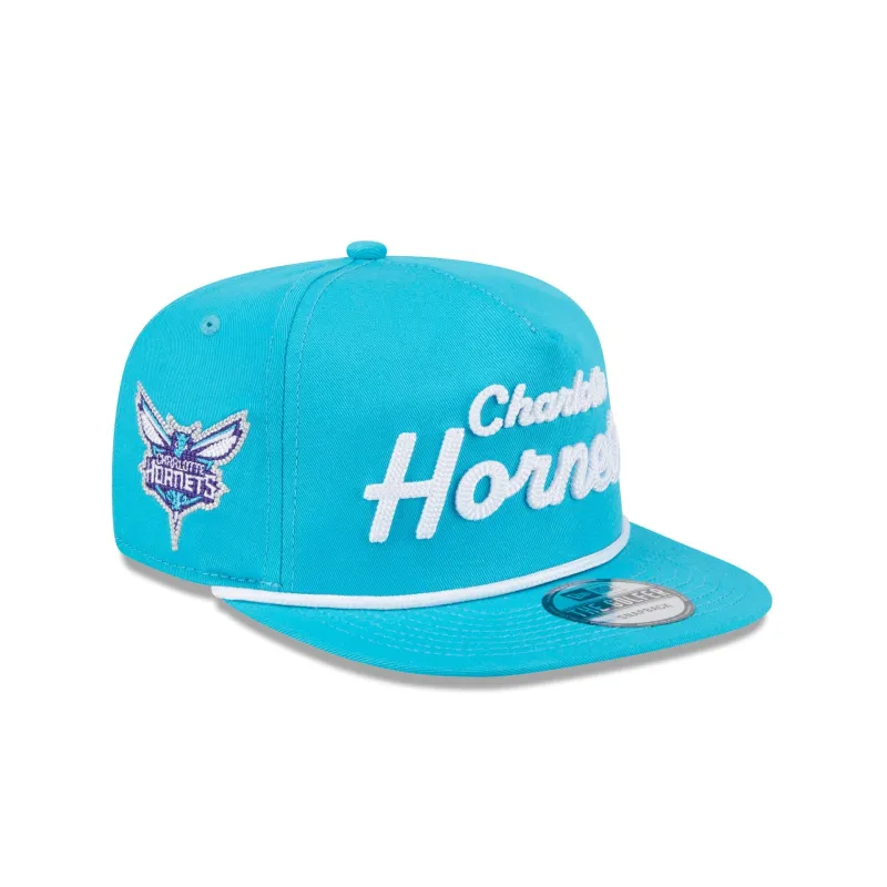 Charlotte Hornets Team Text Golfer Hat sold by New Era