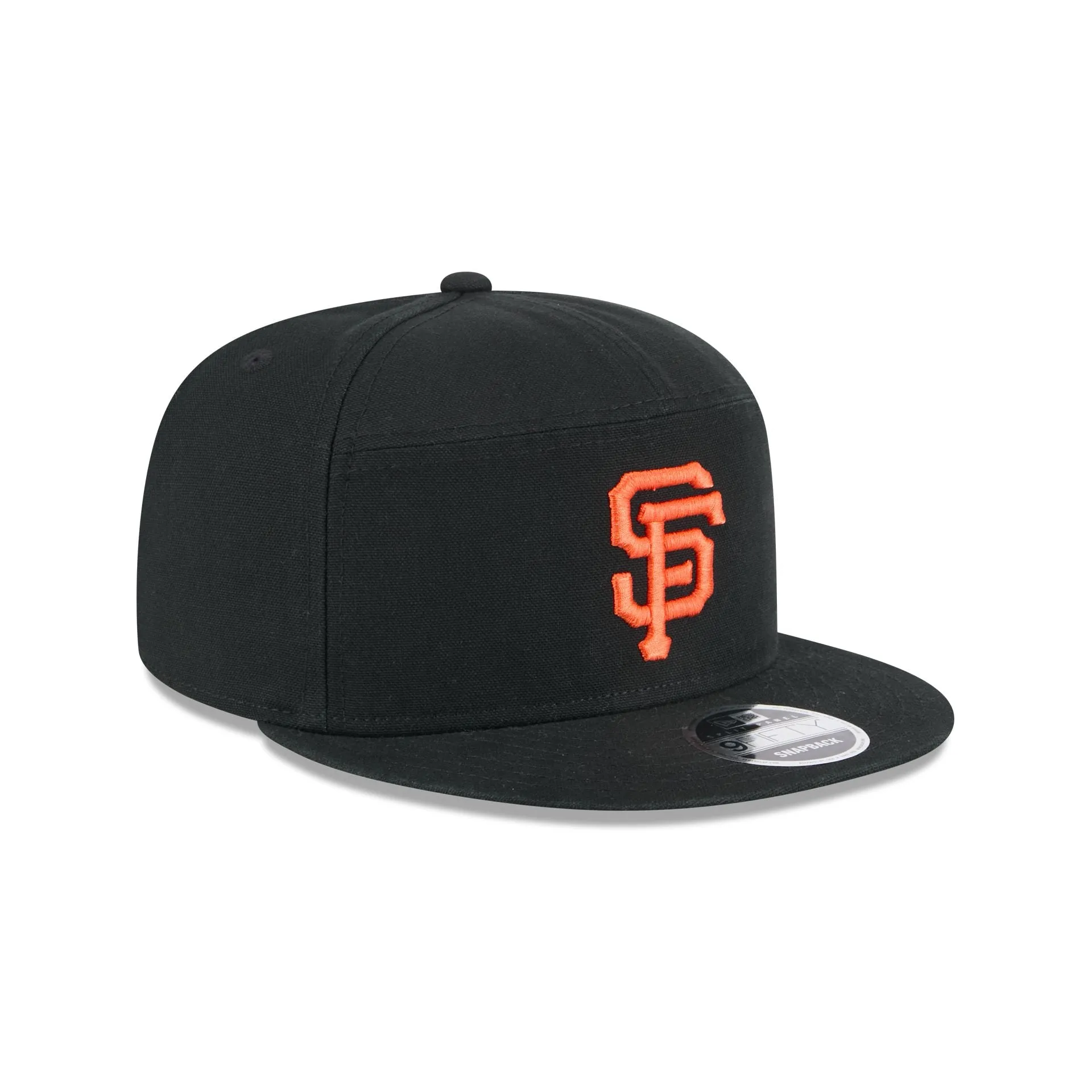 San Francisco Giants Cotton Canvas Split Panel 9FIFTY Trucker Hat sold by New Era product image thumbnail 3