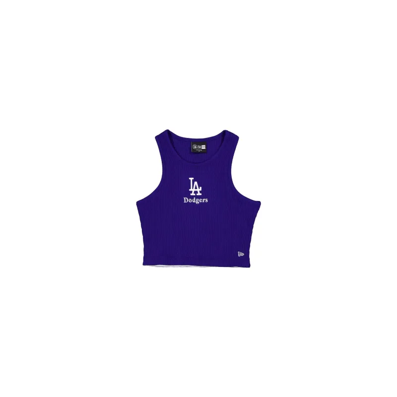 Los Angeles Dodgers Leisure Cropped Women's Tank Top sold by New Era