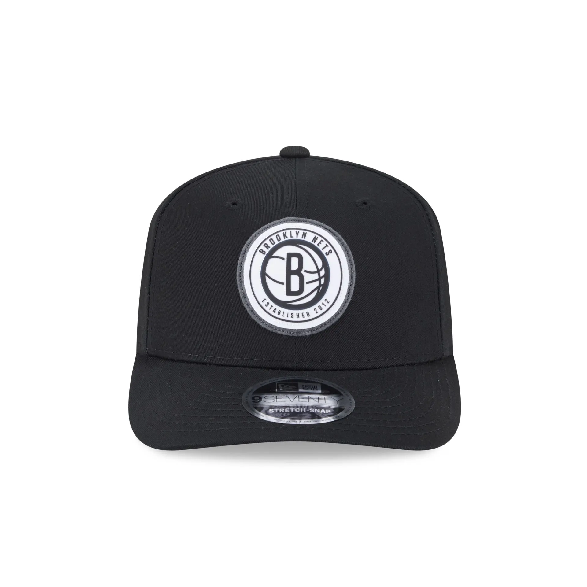 Brooklyn Nets Circle Patch 9SEVENTY Stretch-Snap Hat sold by New Era product image thumbnail 2