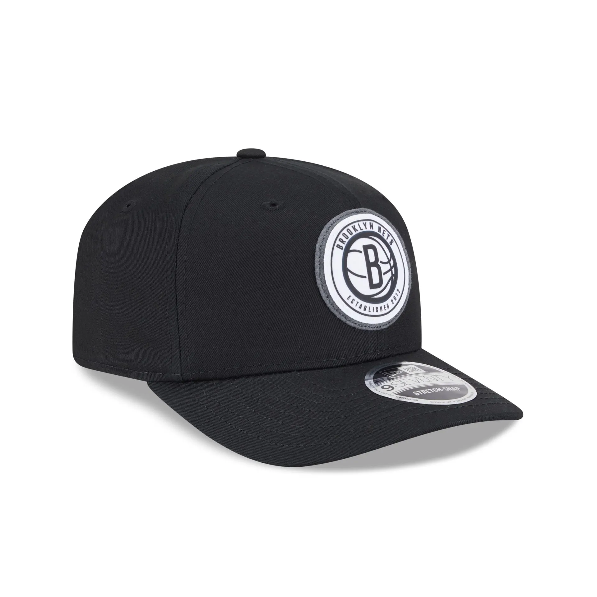 Brooklyn Nets Circle Patch 9SEVENTY Stretch-Snap Hat sold by New Era product image thumbnail 3