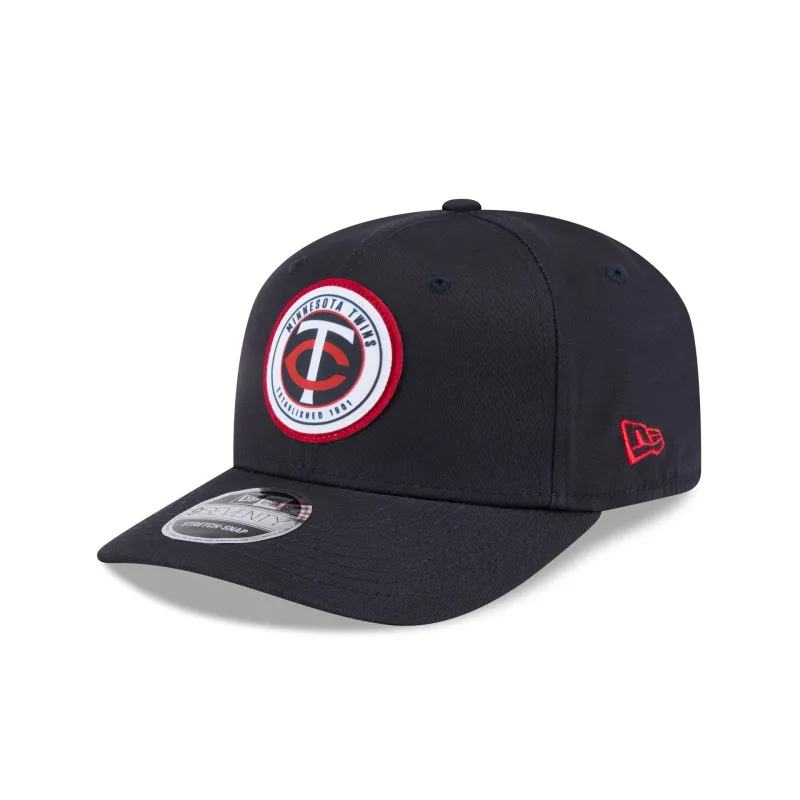 Minnesota Twins Circle Patch 9SEVENTY Stretch-Snap Hat sold by New Era