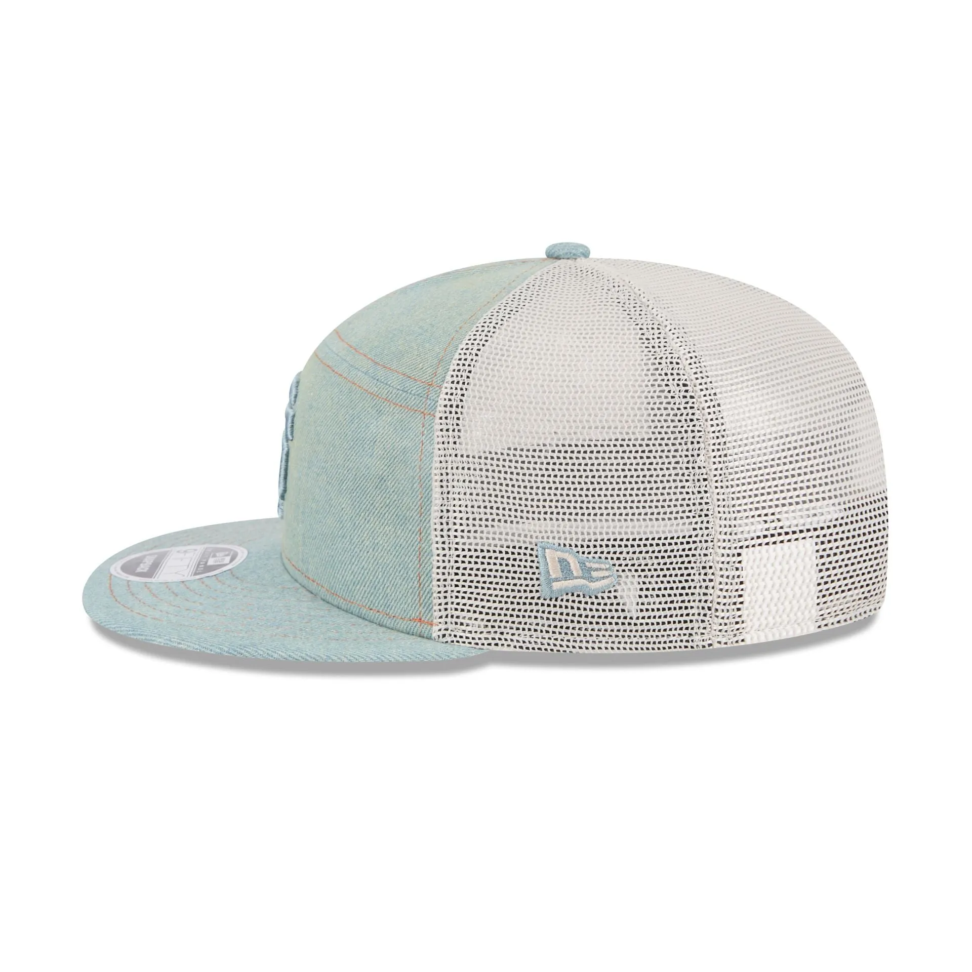 San Francisco Giants Denim Split Panel 9FIFTY Trucker Hat sold by New Era product image thumbnail 4