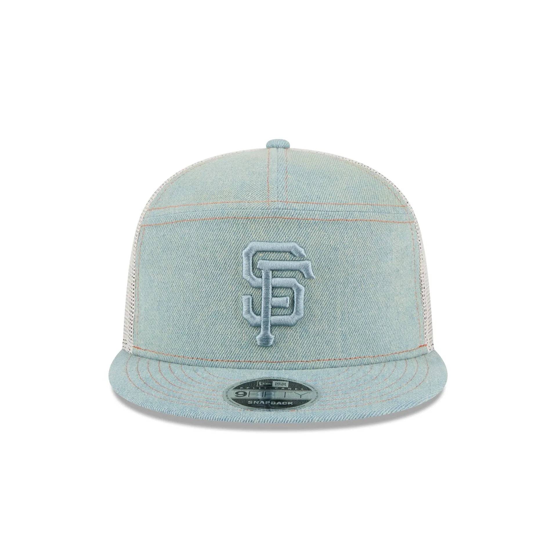 San Francisco Giants Denim Split Panel 9FIFTY Trucker Hat sold by New Era product image thumbnail 2