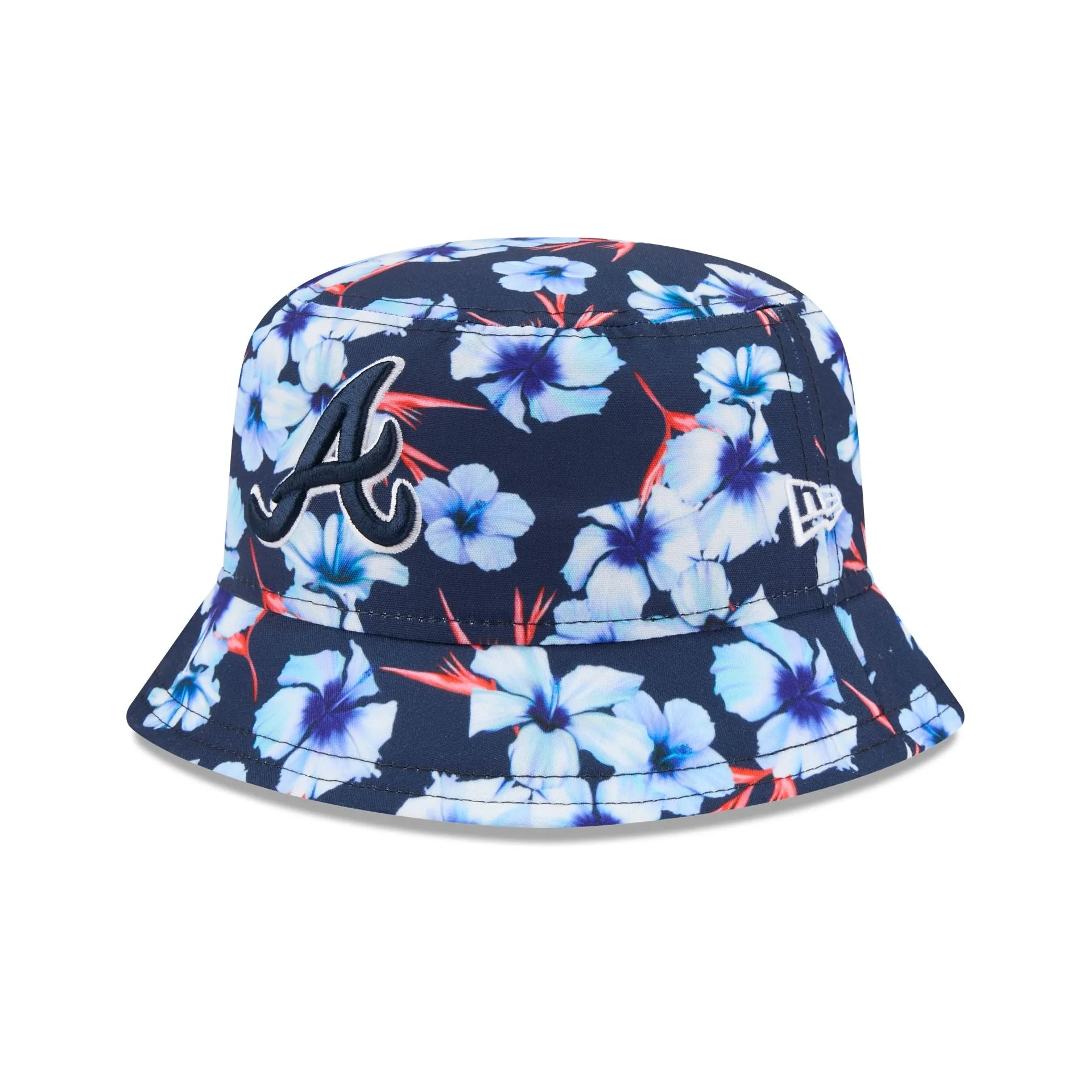 Atlanta Braves Pattern Bucket Hat sold by New Era