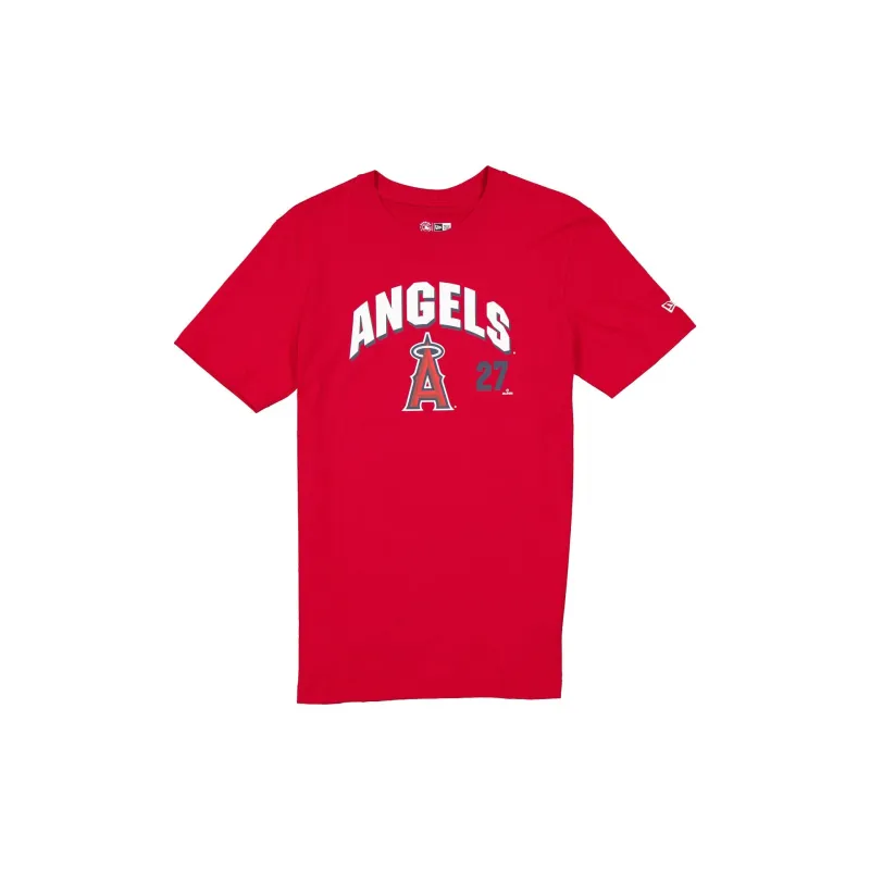 Los Angeles Angels Name & Number Mike Trout T-Shirt made by New Era