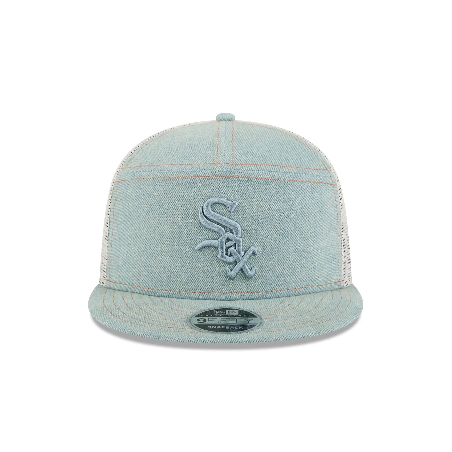 Chicago White Sox Denim Split Panel 9FIFTY Trucker Hat sold by New Era product image thumbnail 2
