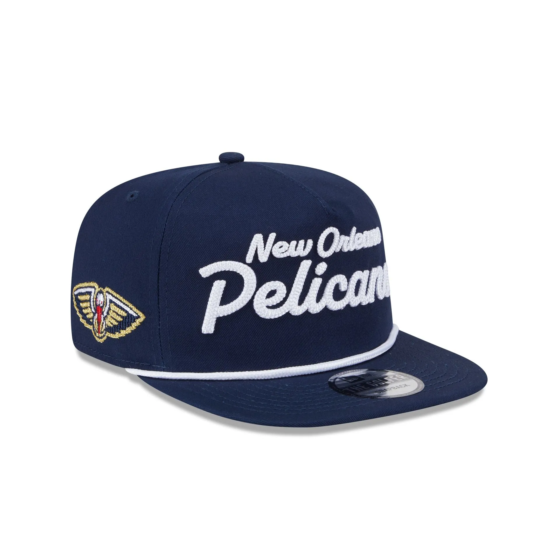 New Orleans Pelicans Team Text Golfer Hat sold by New Era