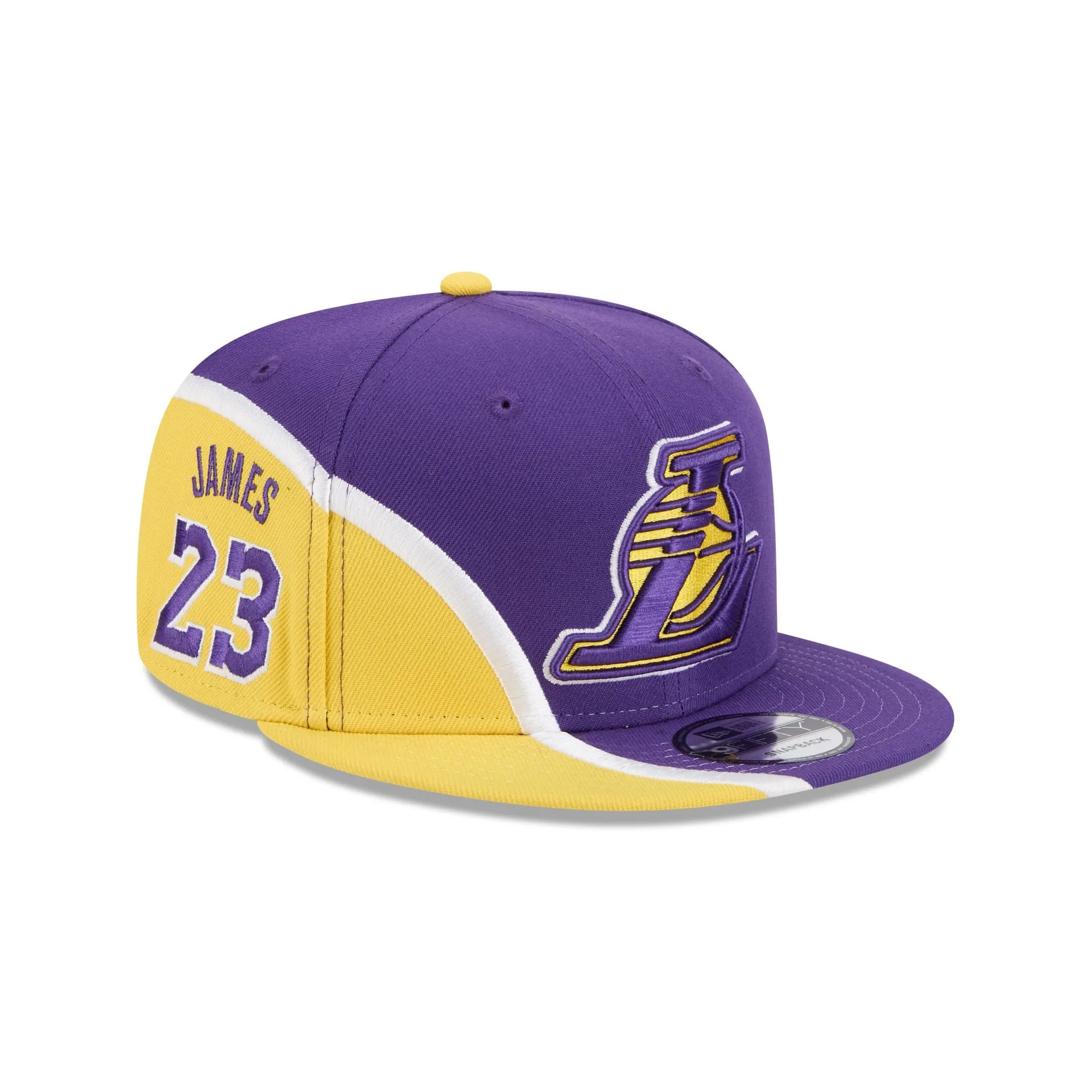 Los Angeles Lakers Lebron James 9FIFTY Snapback Hat sold by New Era
