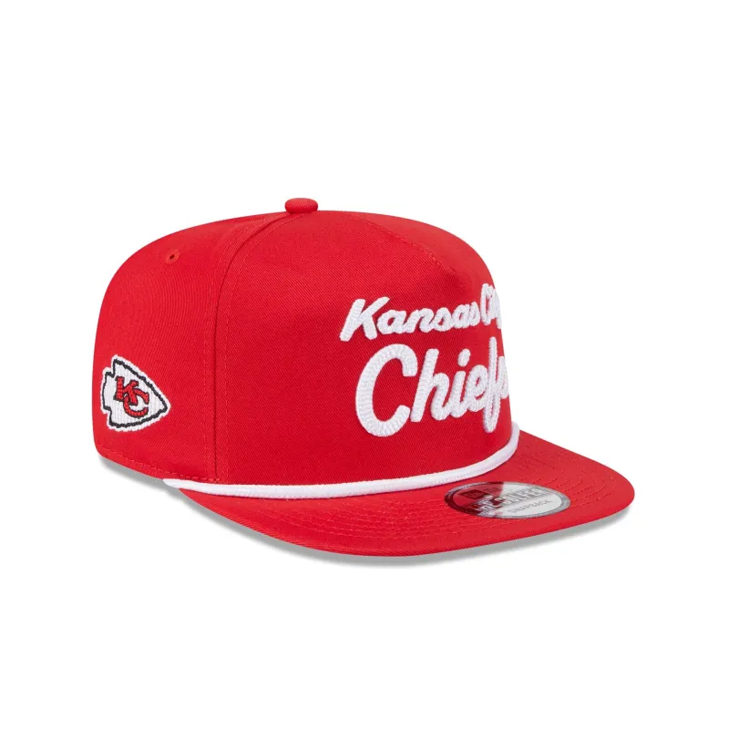 Kansas City Chiefs Team Text Golfer Hat sold by New Era