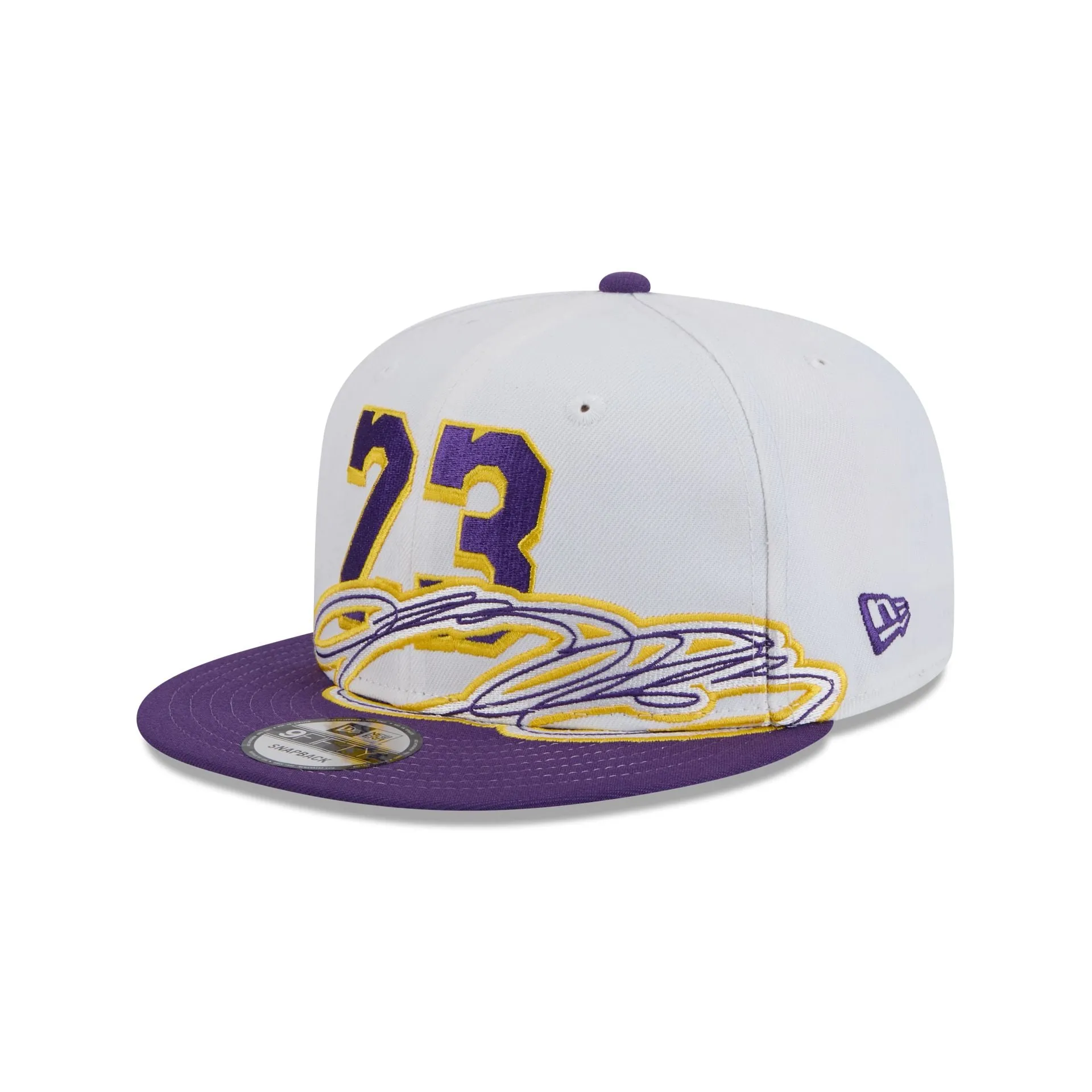Los Angeles Lakers Lebron James Signature 9FIFTY Snapback Hat sold by New Era product image thumbnail 3