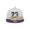 Los Angeles Lakers Lebron James Signature 9FIFTY Snapback Hat sold by New Era