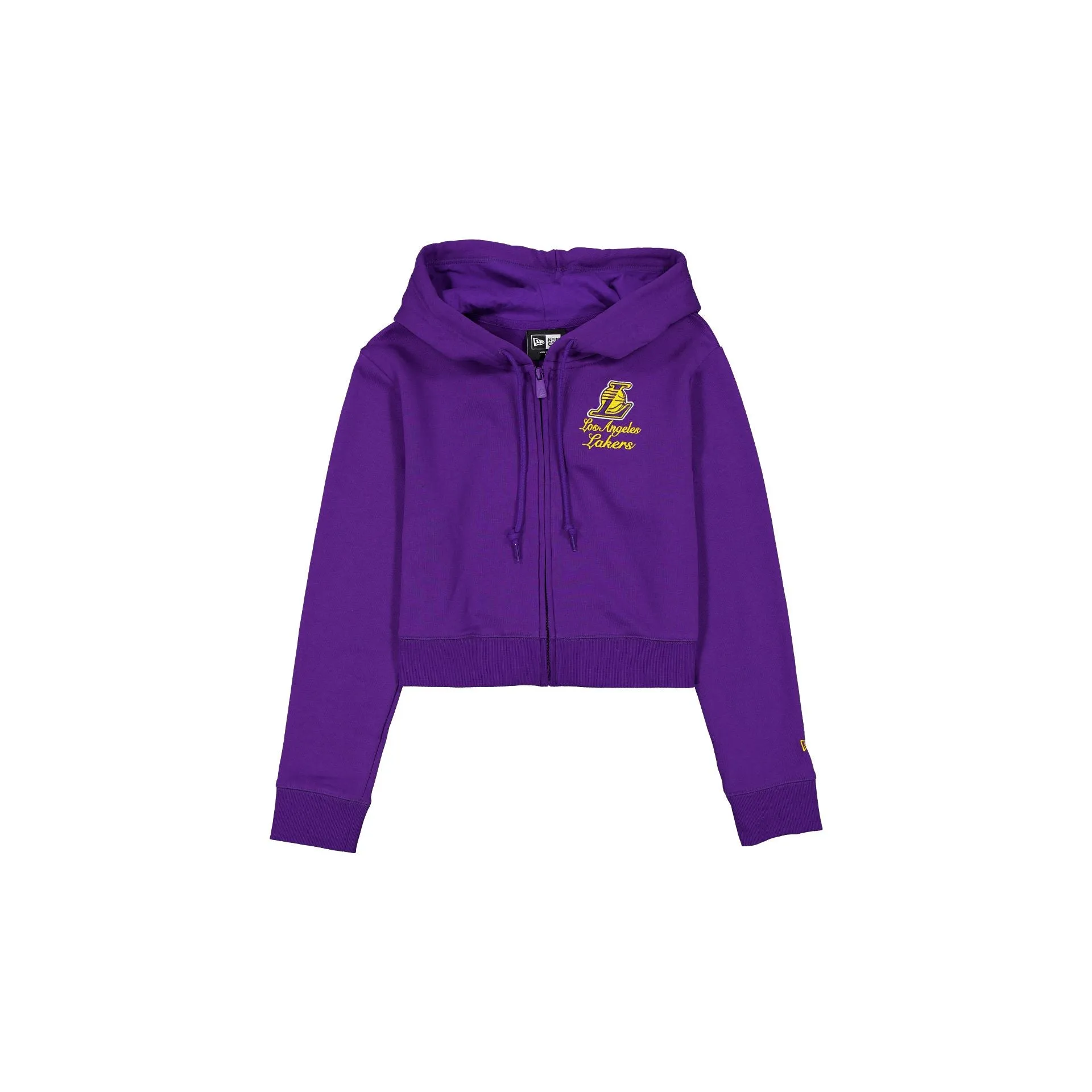 Los Angeles Lakers Game Day Cropped Women's Zipper Hoodie sold by New Era