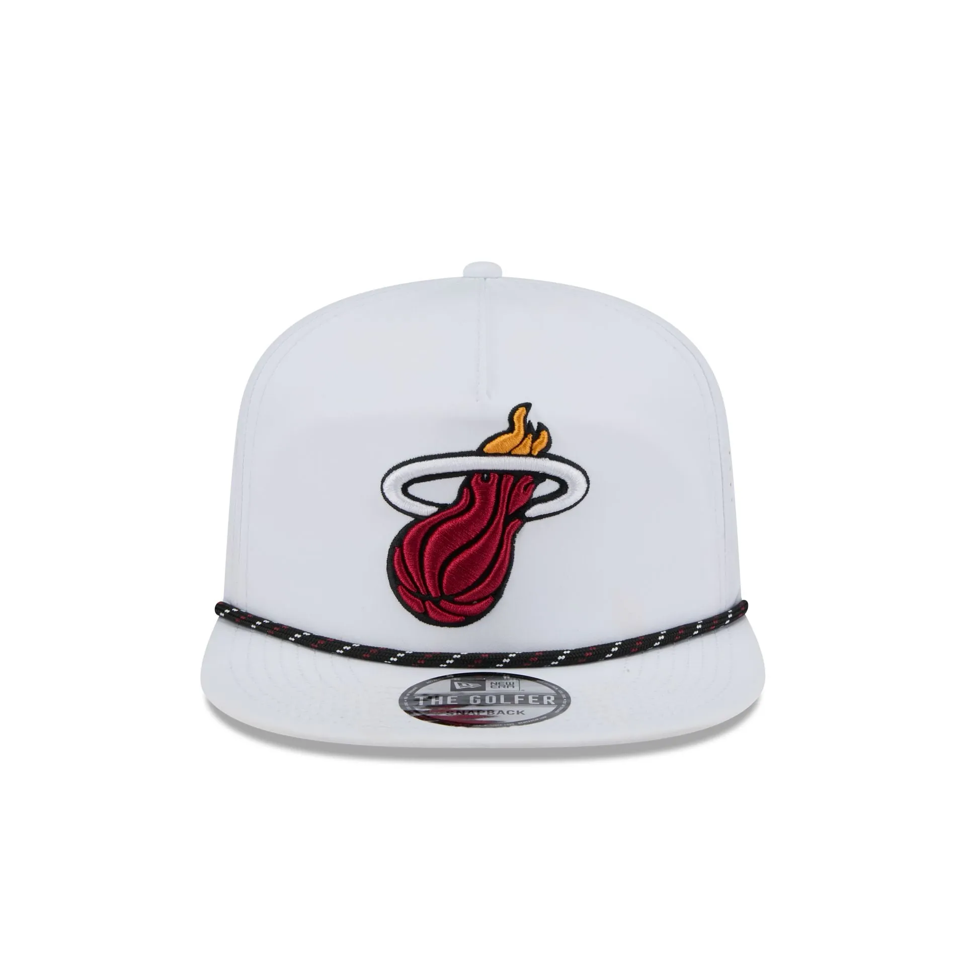 Miami Heat Optic White Performance Rope Golfer Hat sold by New Era product image thumbnail 2