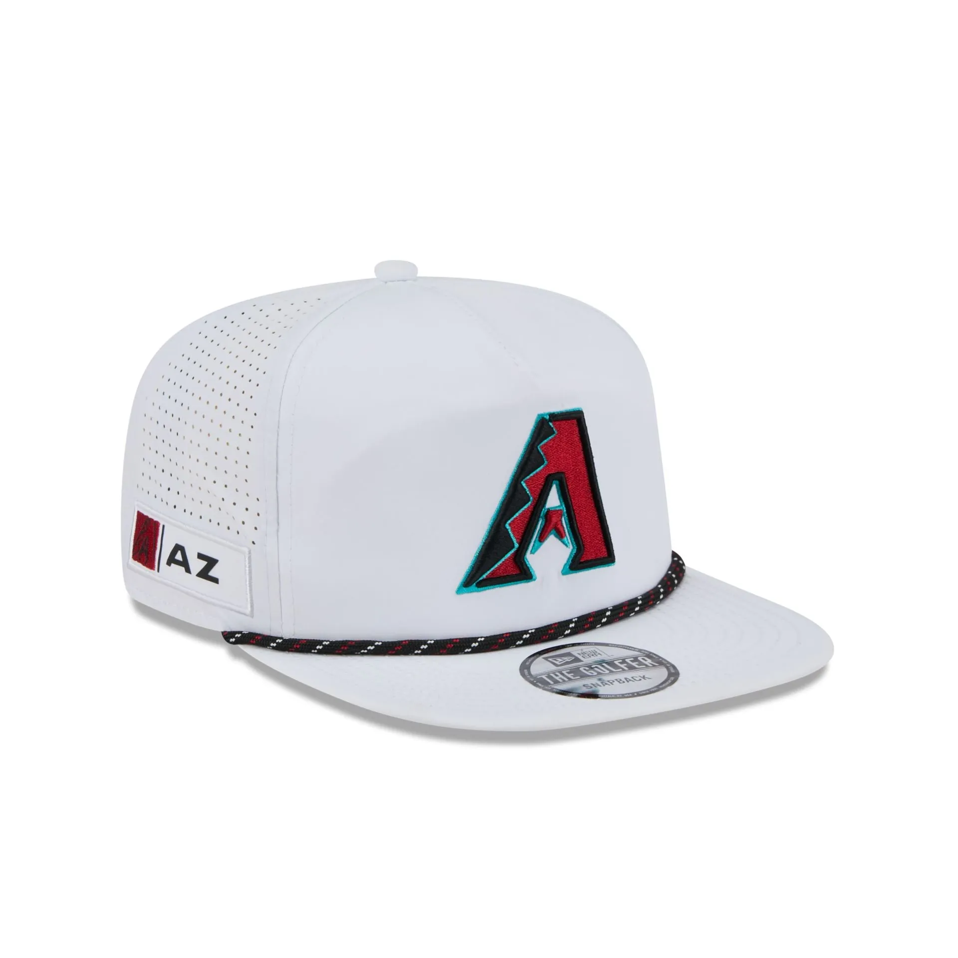 Arizona Diamondbacks Optic White Performance Rope Golfer Hat sold by New Era product image thumbnail 3