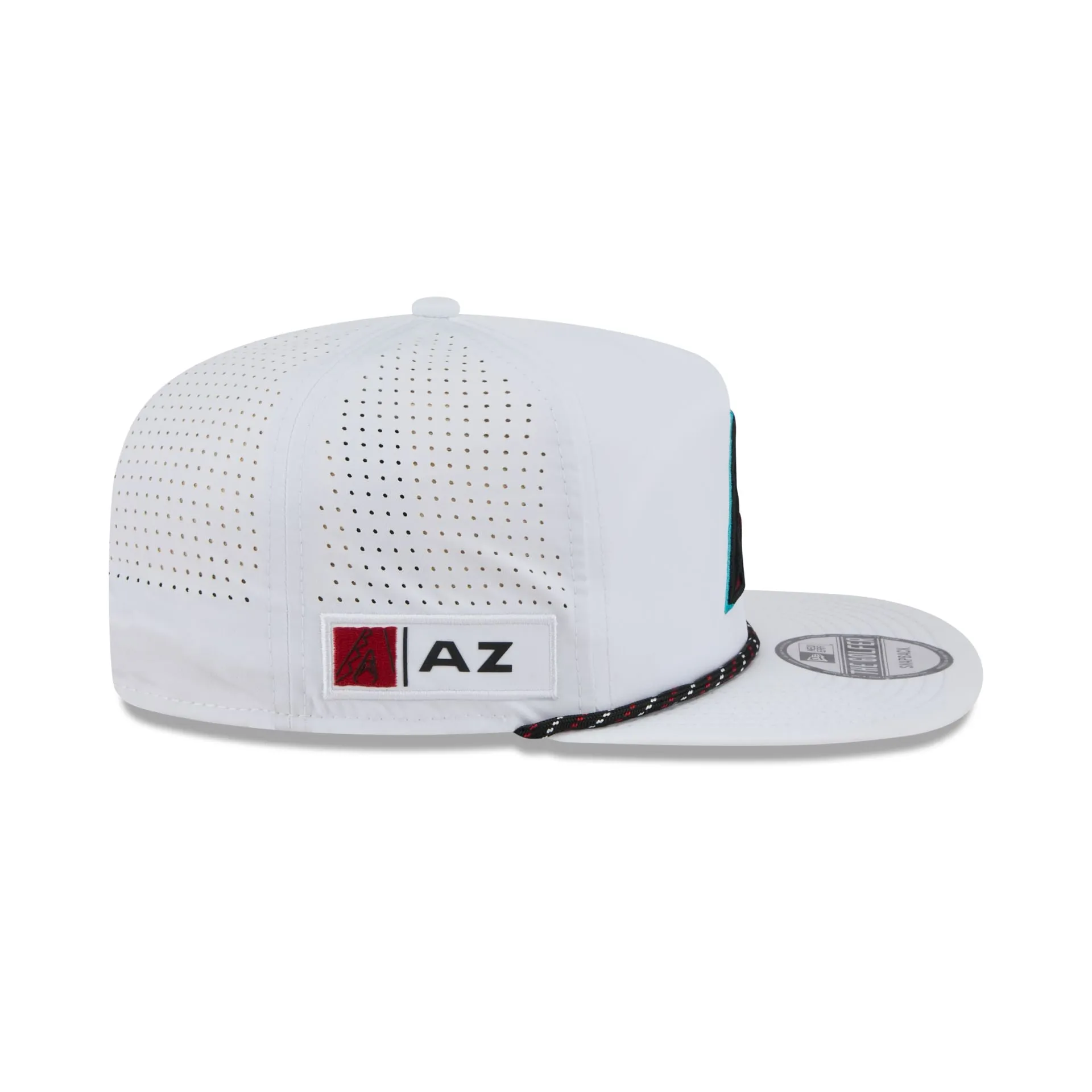 Arizona Diamondbacks Optic White Performance Rope Golfer Hat sold by New Era product image thumbnail 5