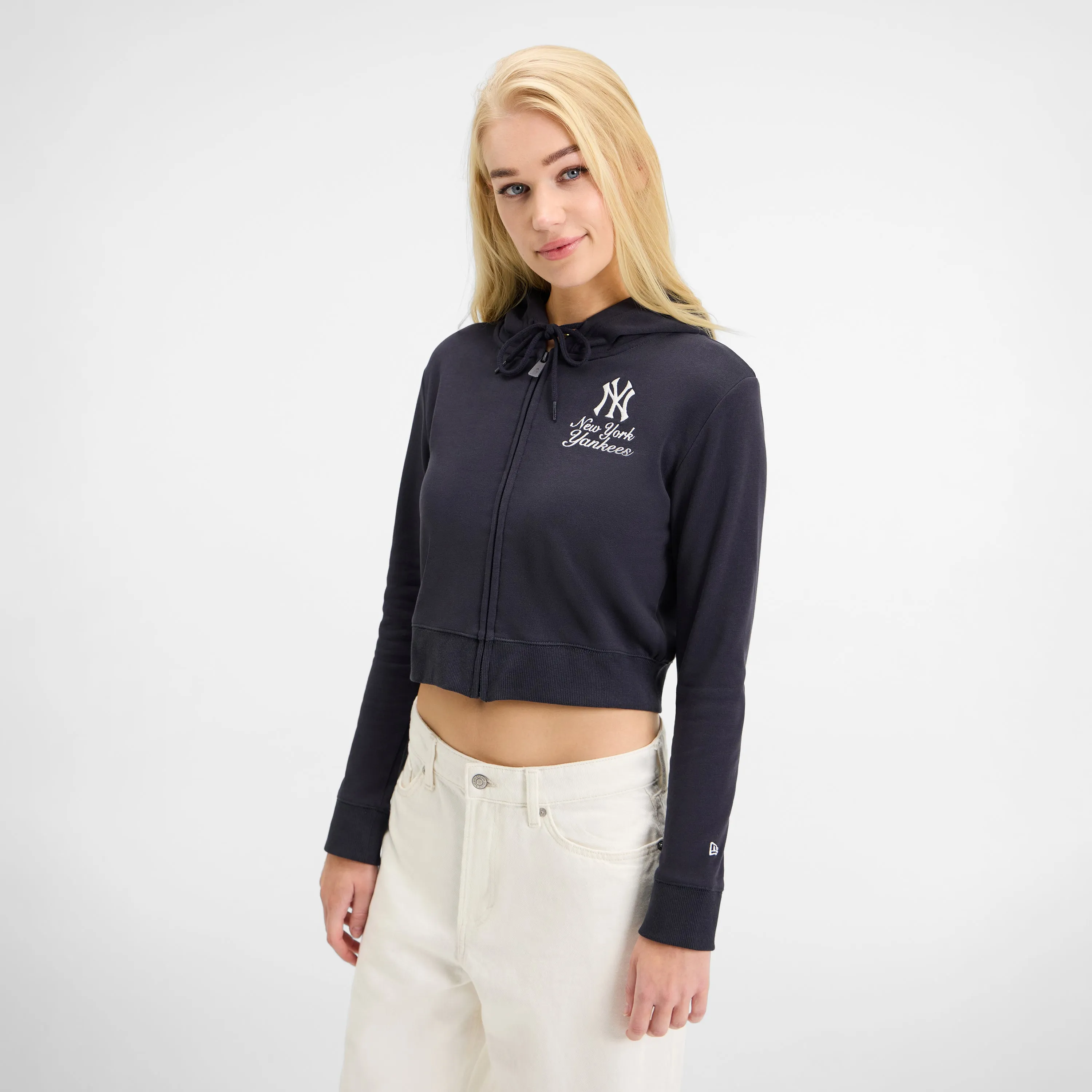 Toronto Blue Jays Game Day Cropped Women's Zipper Hoodie sold by New Era product image thumbnail 2