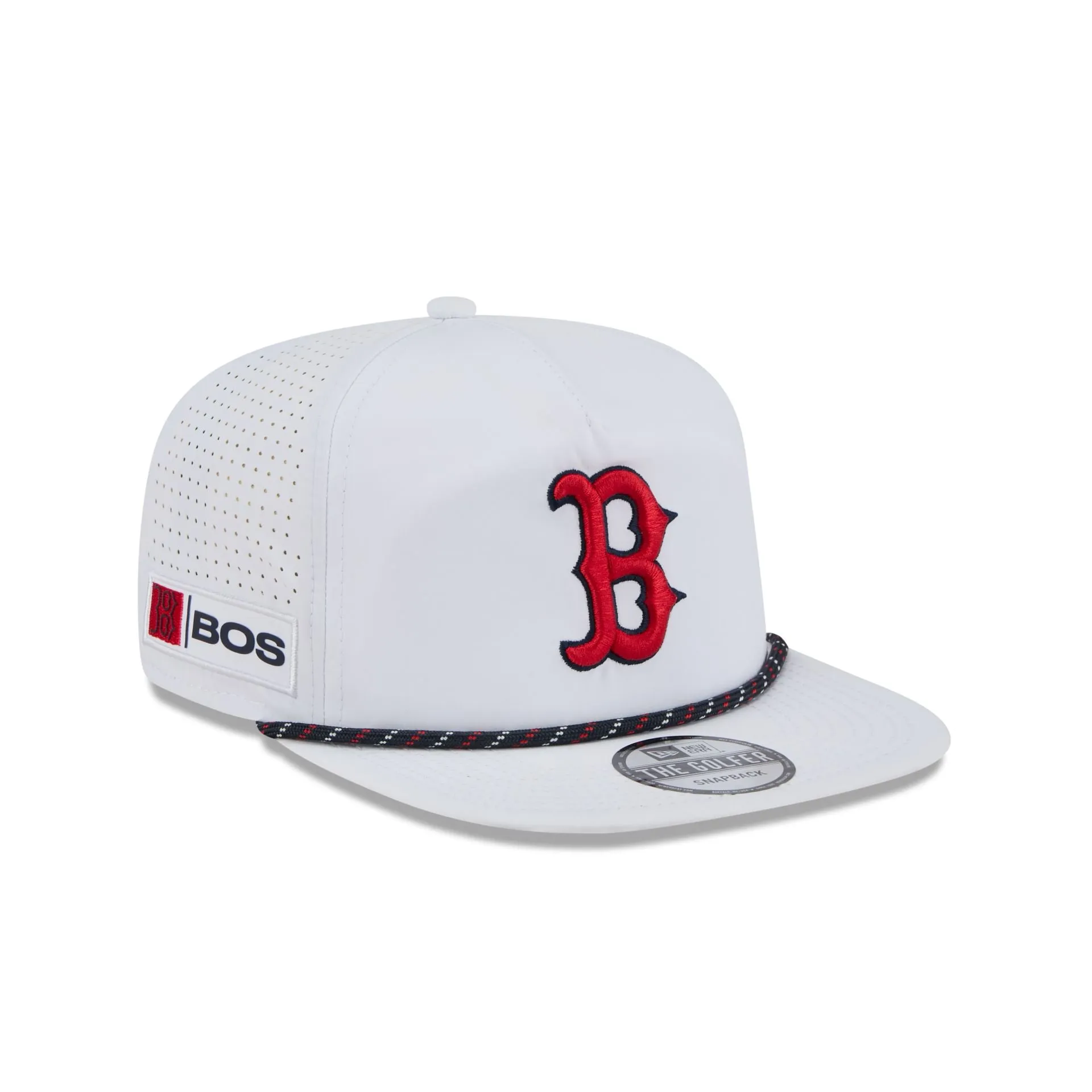 Boston Red Sox Optic White Performance Rope Golfer Hat sold by New Era product image thumbnail 3