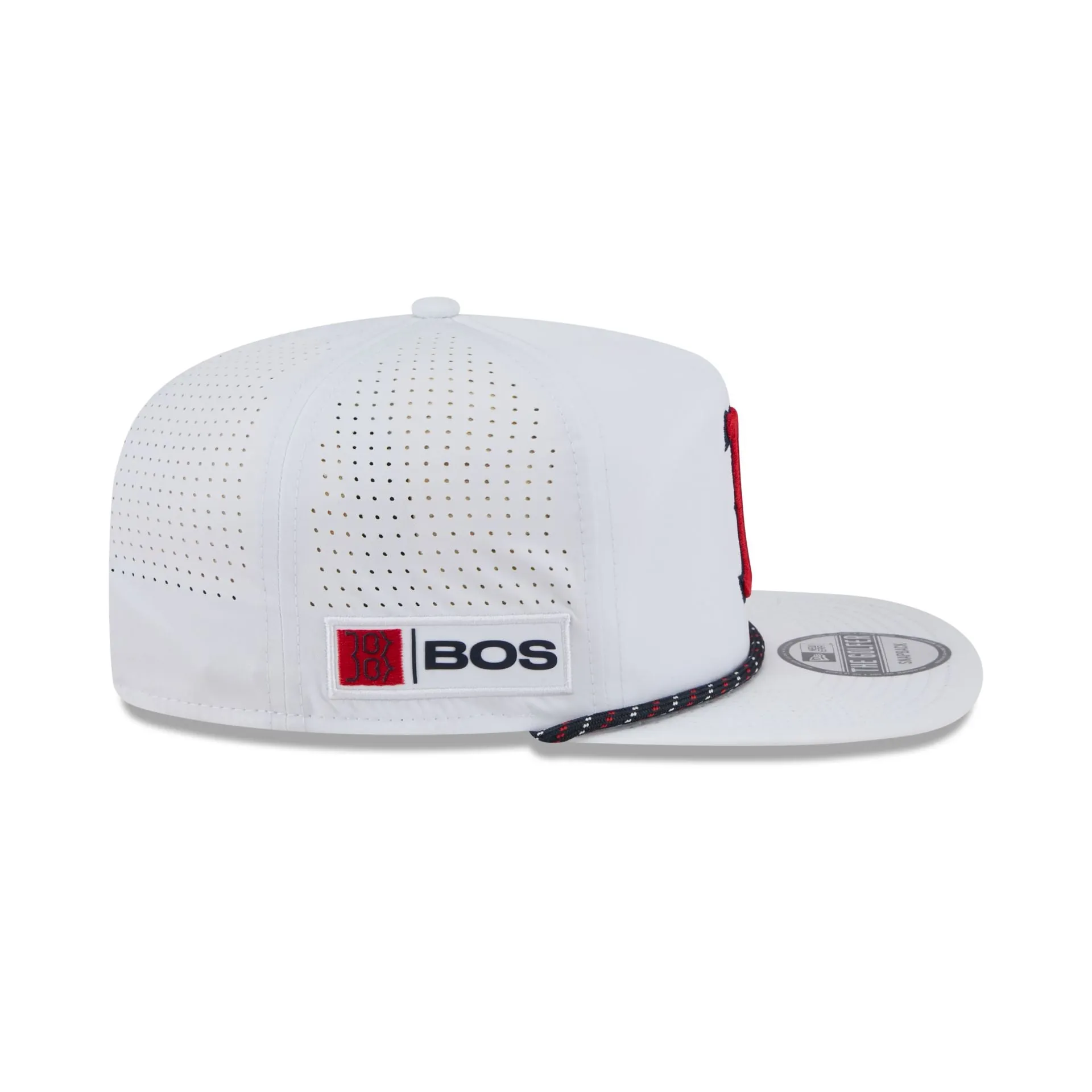 Boston Red Sox Optic White Performance Rope Golfer Hat sold by New Era product image thumbnail 5