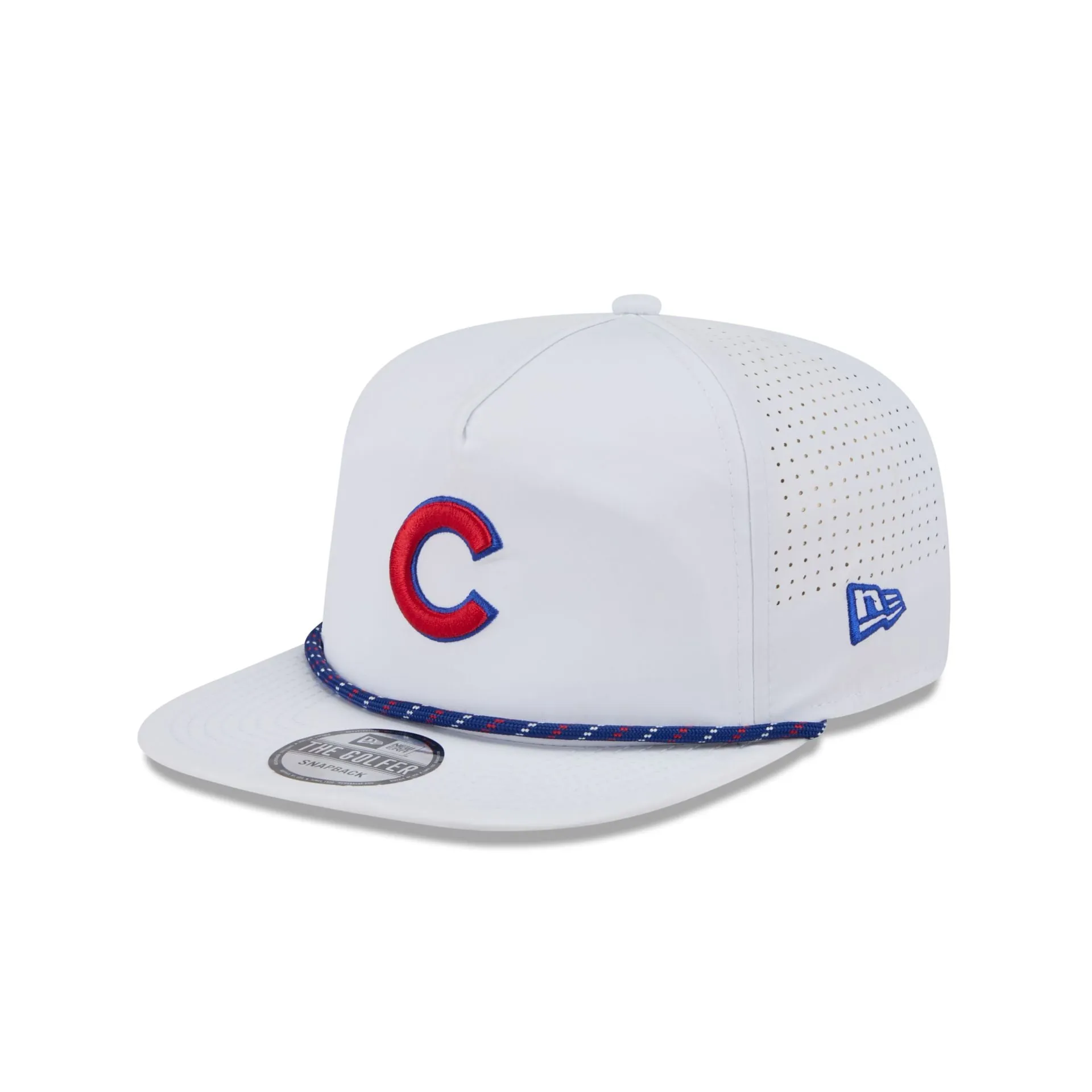 Chicago Cubs Optic White Performance Rope Golfer Hat sold by New Era