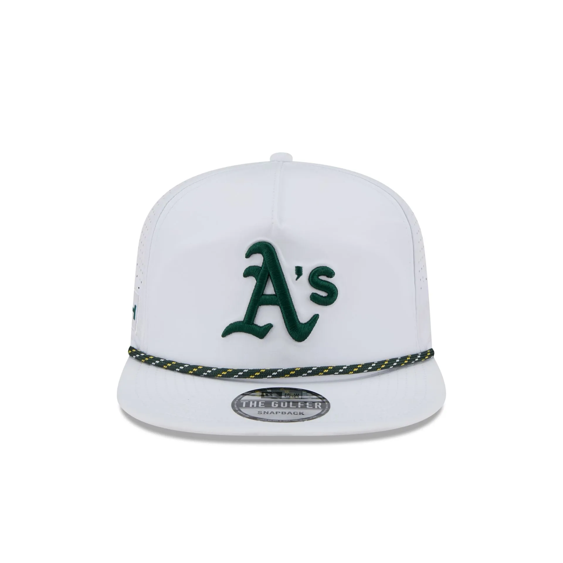 Athletics Optic White Performance Rope Golfer Hat sold by New Era product image thumbnail 2
